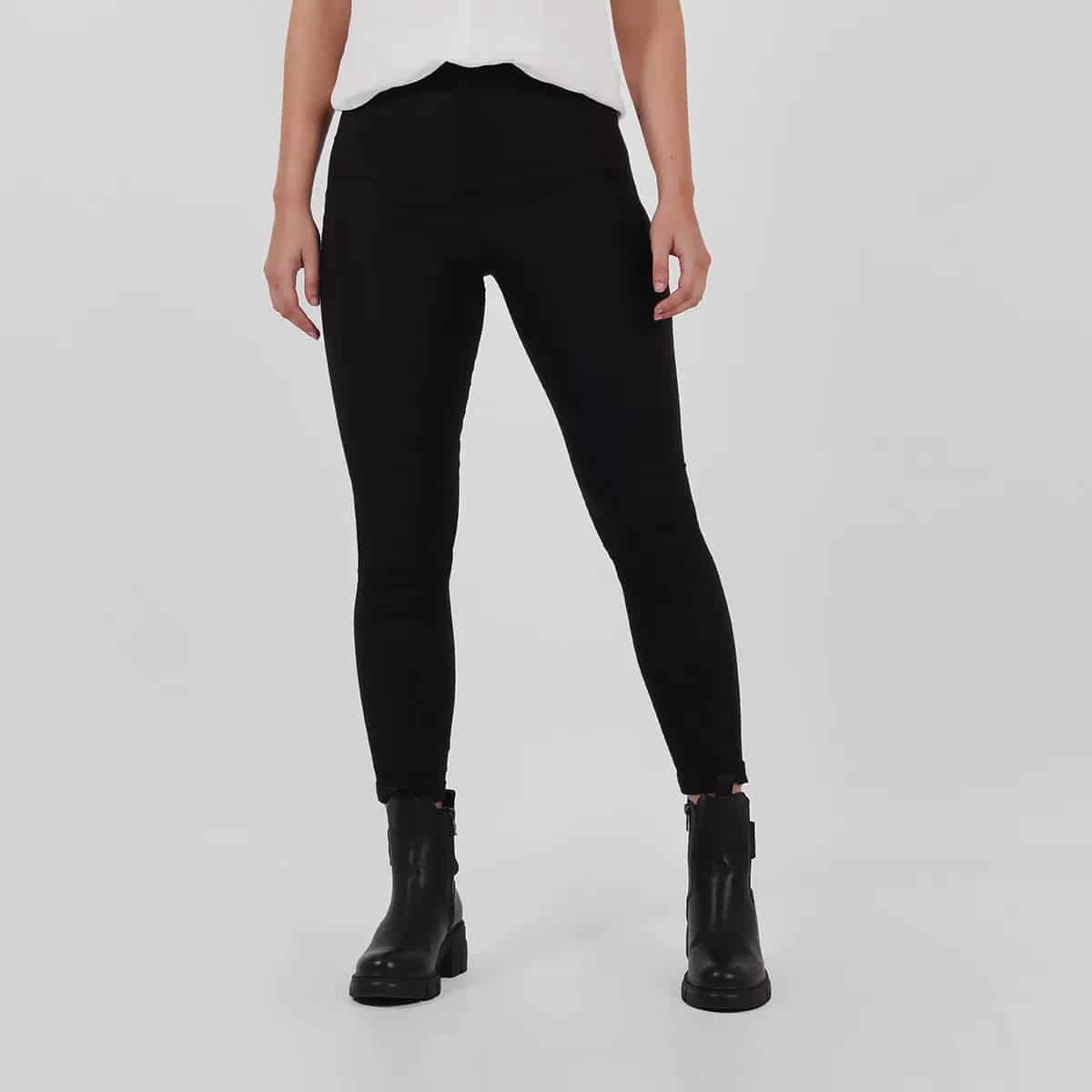 Pantalon tiro medio bota skinny - miniatura 2