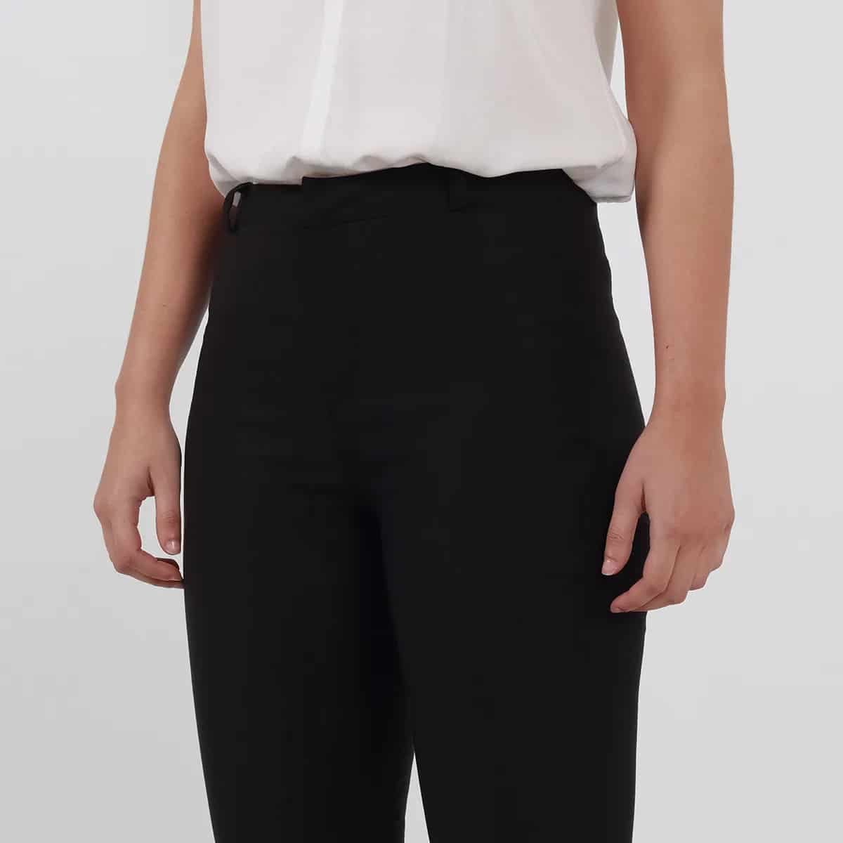 Pantalon tiro medio bota skinny - miniatura 4