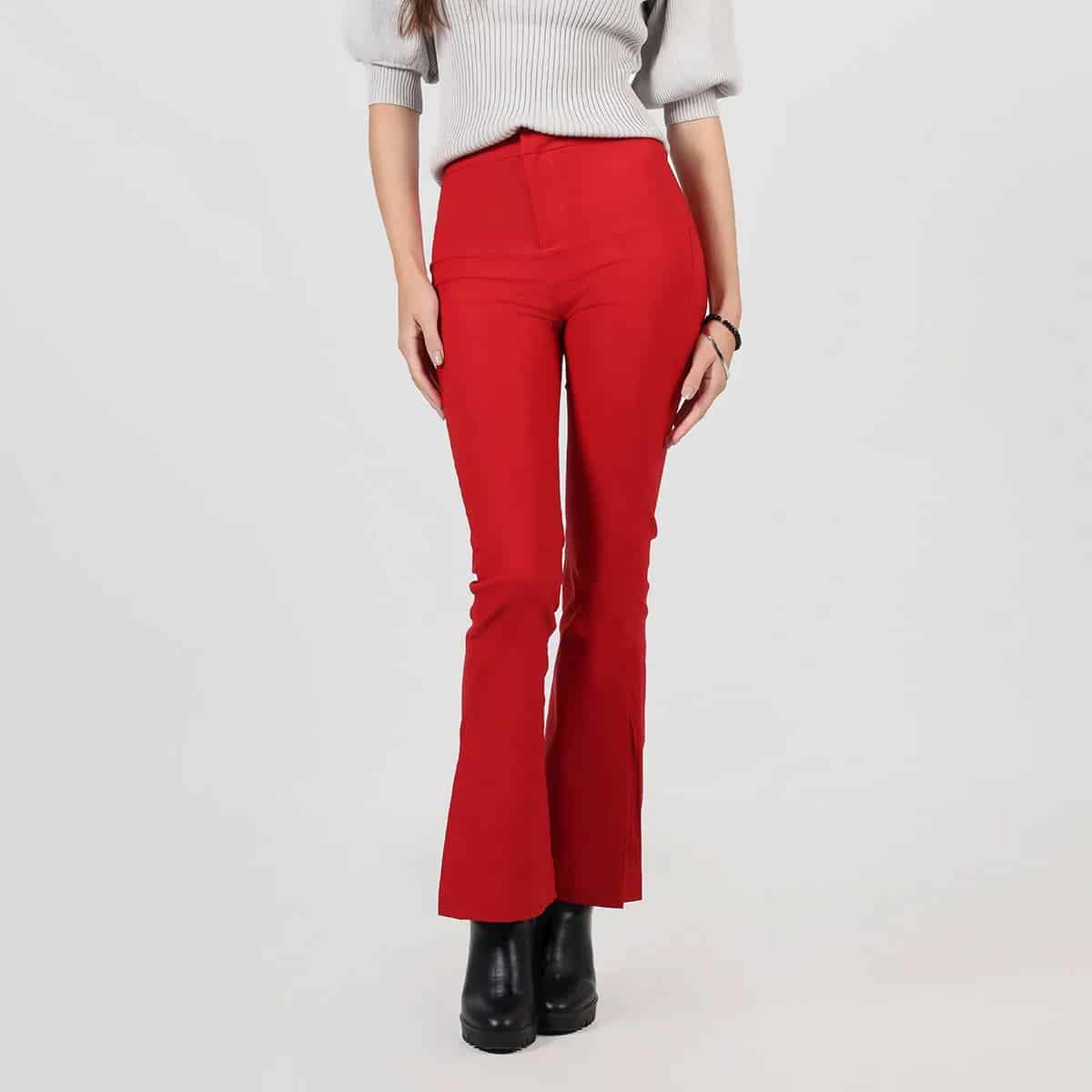 Pantalon tiro alto bota flare - miniatura 2