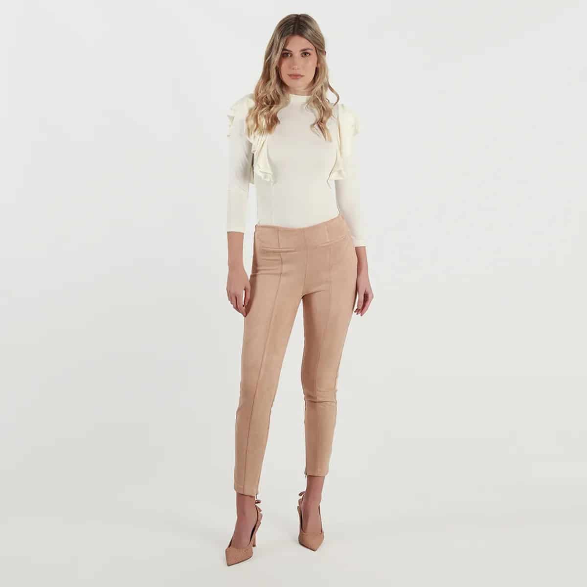 Pantalon tiro alto bota skinny - miniatura 5