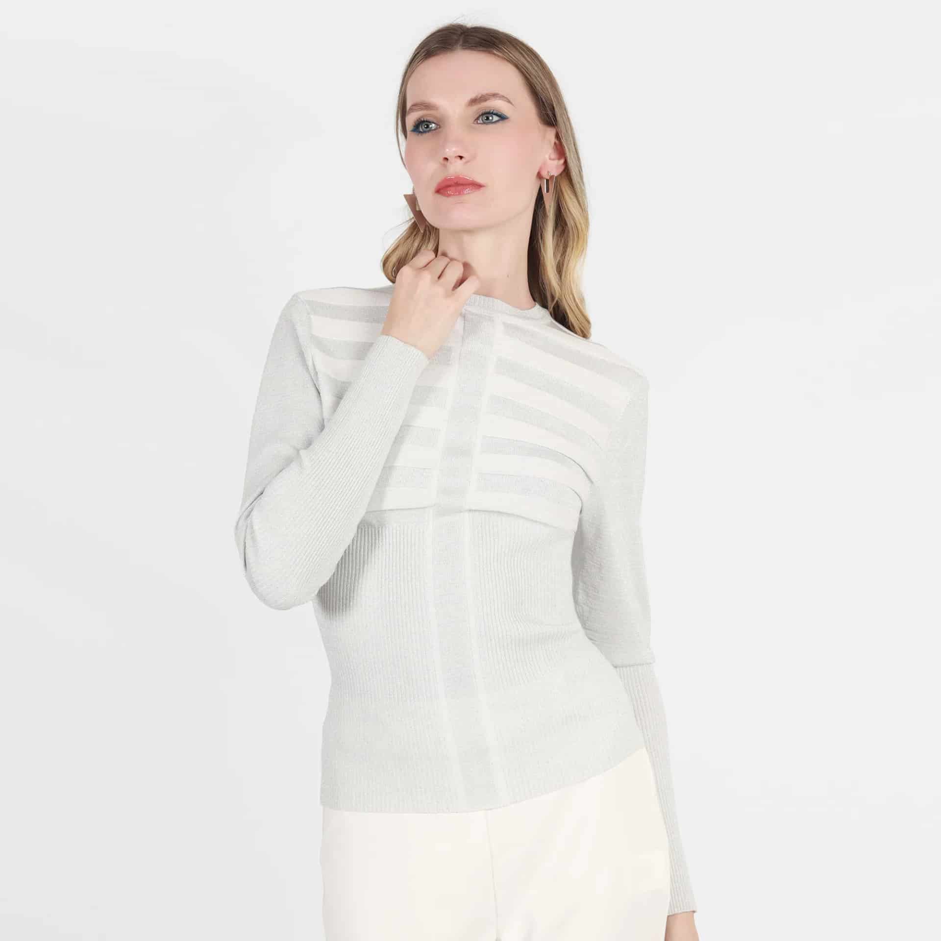 Sweater Cuello Redondo Manga Larga - miniatura 7