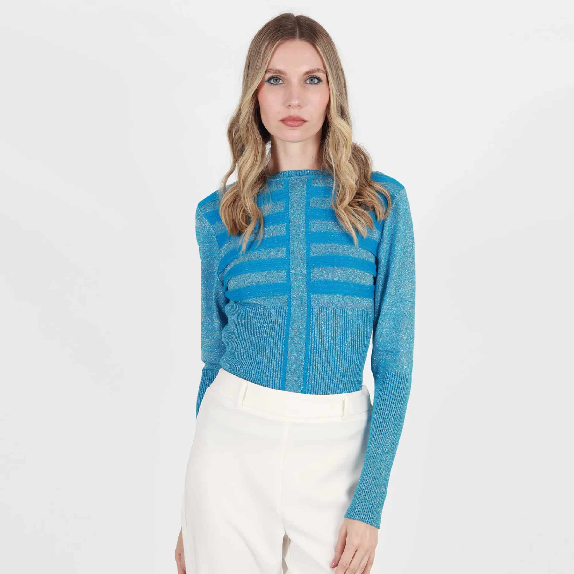 Sweater Cuello Redondo Manga Larga - miniatura 1