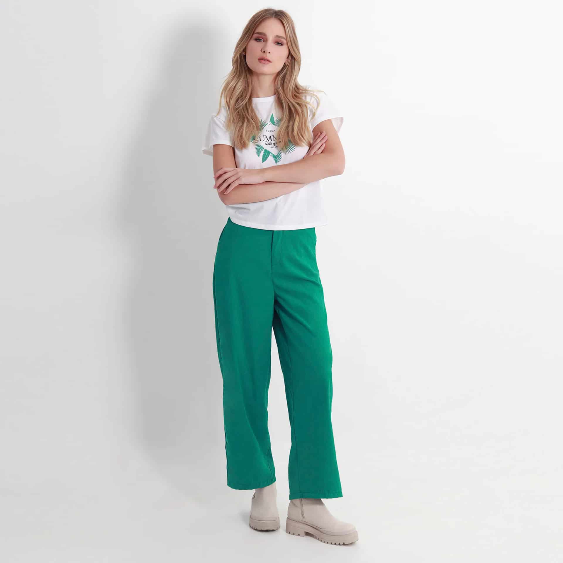 Pantalon Tiro Alto Bota Recta - miniatura 1