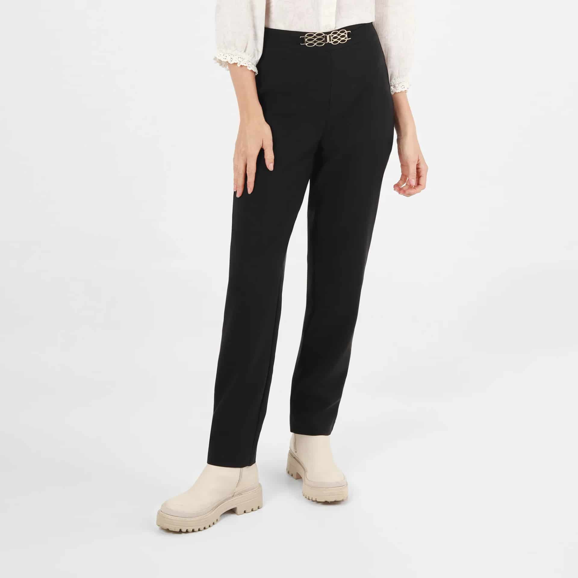 Pantalon Tiro Alto Bota Recta - miniatura 2