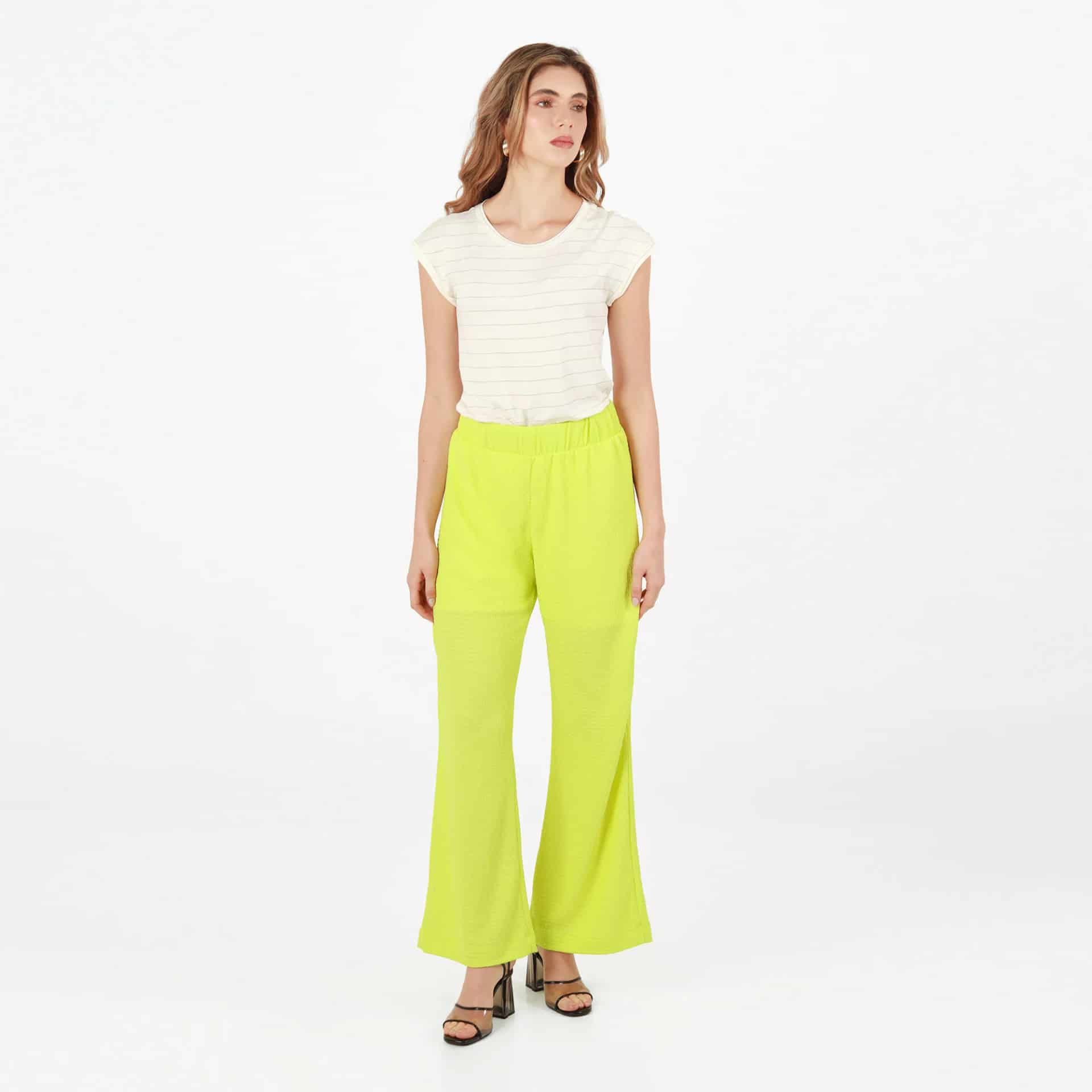 Pantalon Tiro Alto Bota Flare - miniatura 1