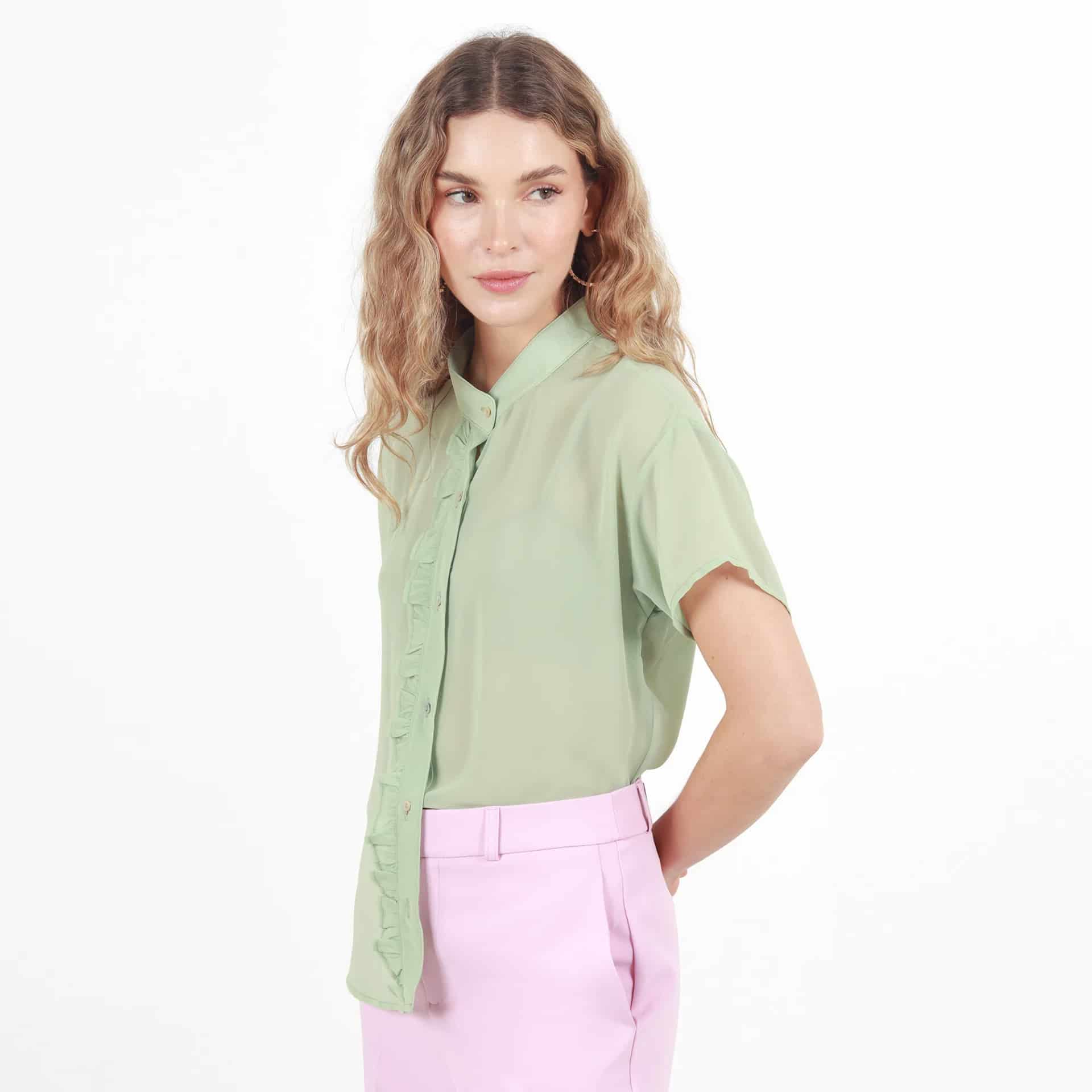 Blusa Cuello Neru Manga Corta - miniatura 37