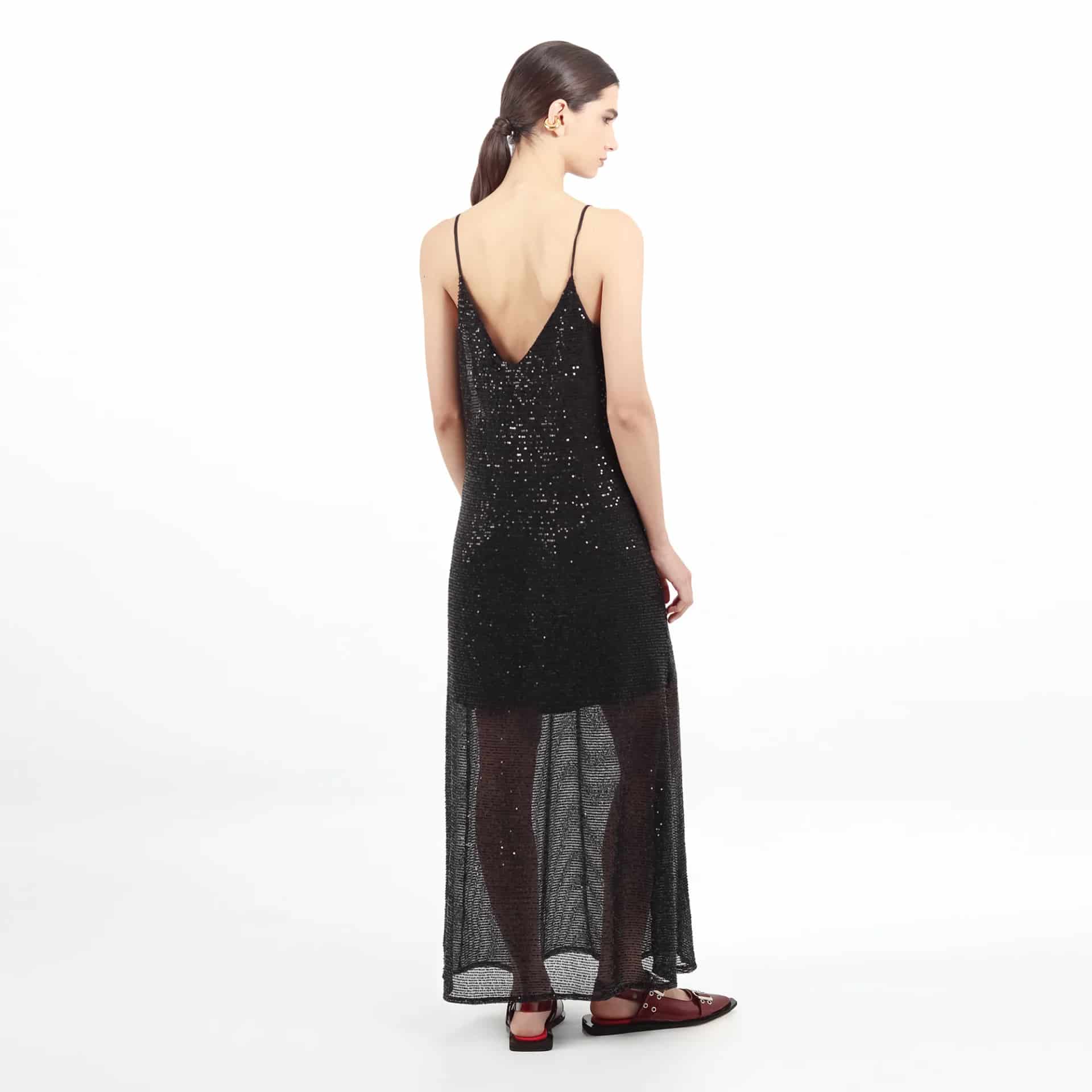 Vestido Cuello V Manga Sisa - miniatura 3