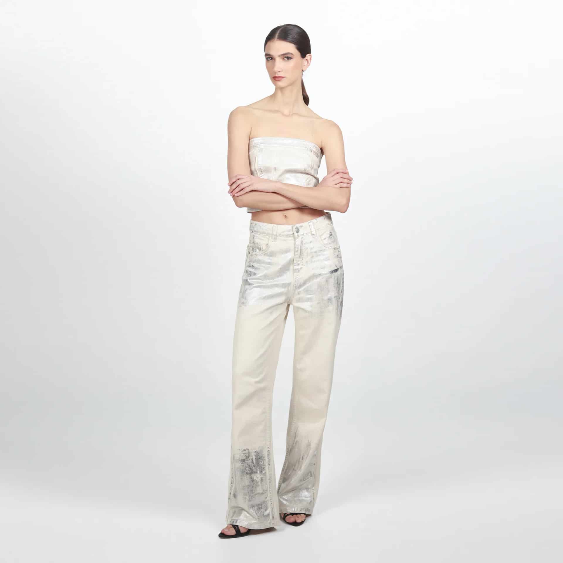 Pantalon Tiro Alto Bota Recta - miniatura 1