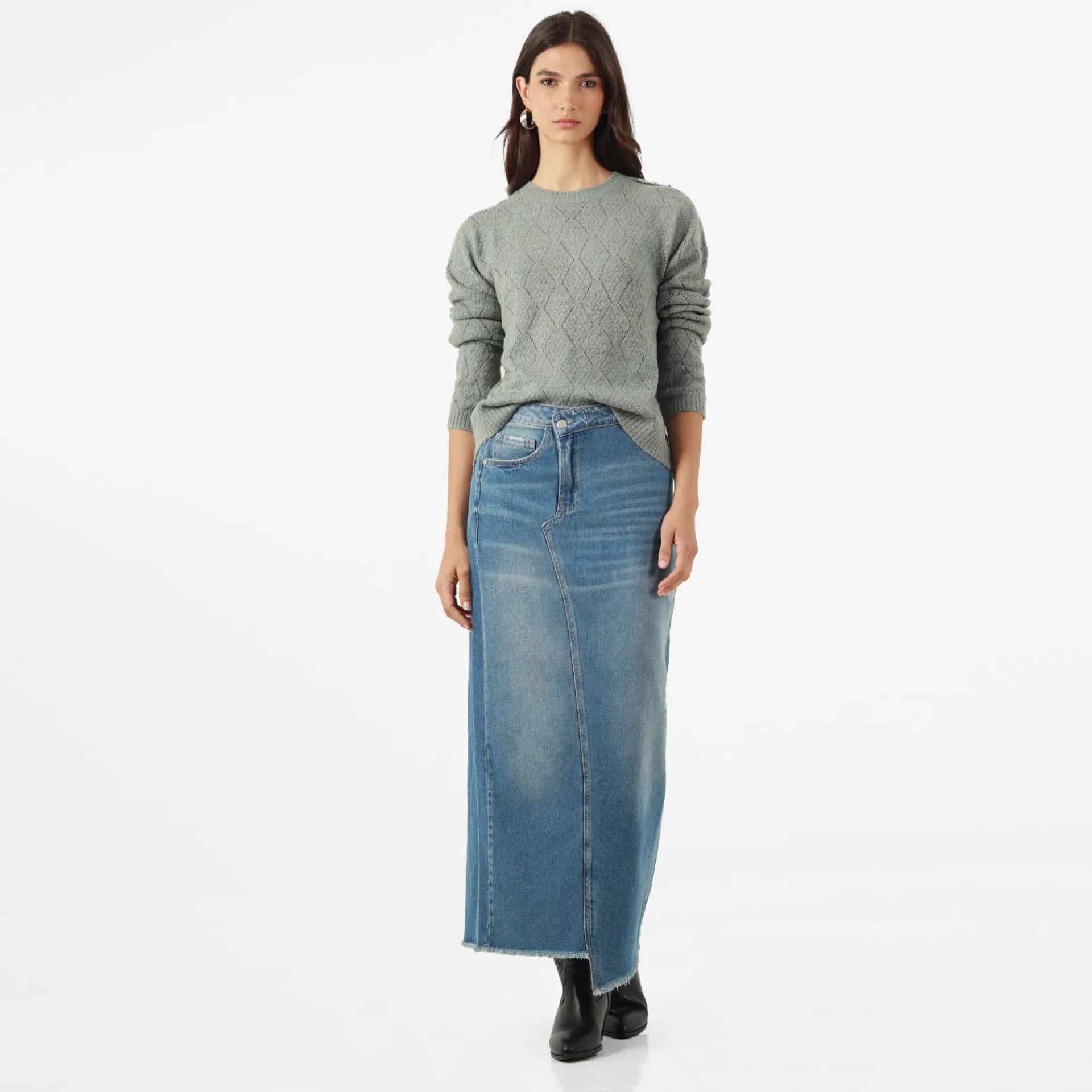 Sweater Cuello Redondo Manga Larga - miniatura 4