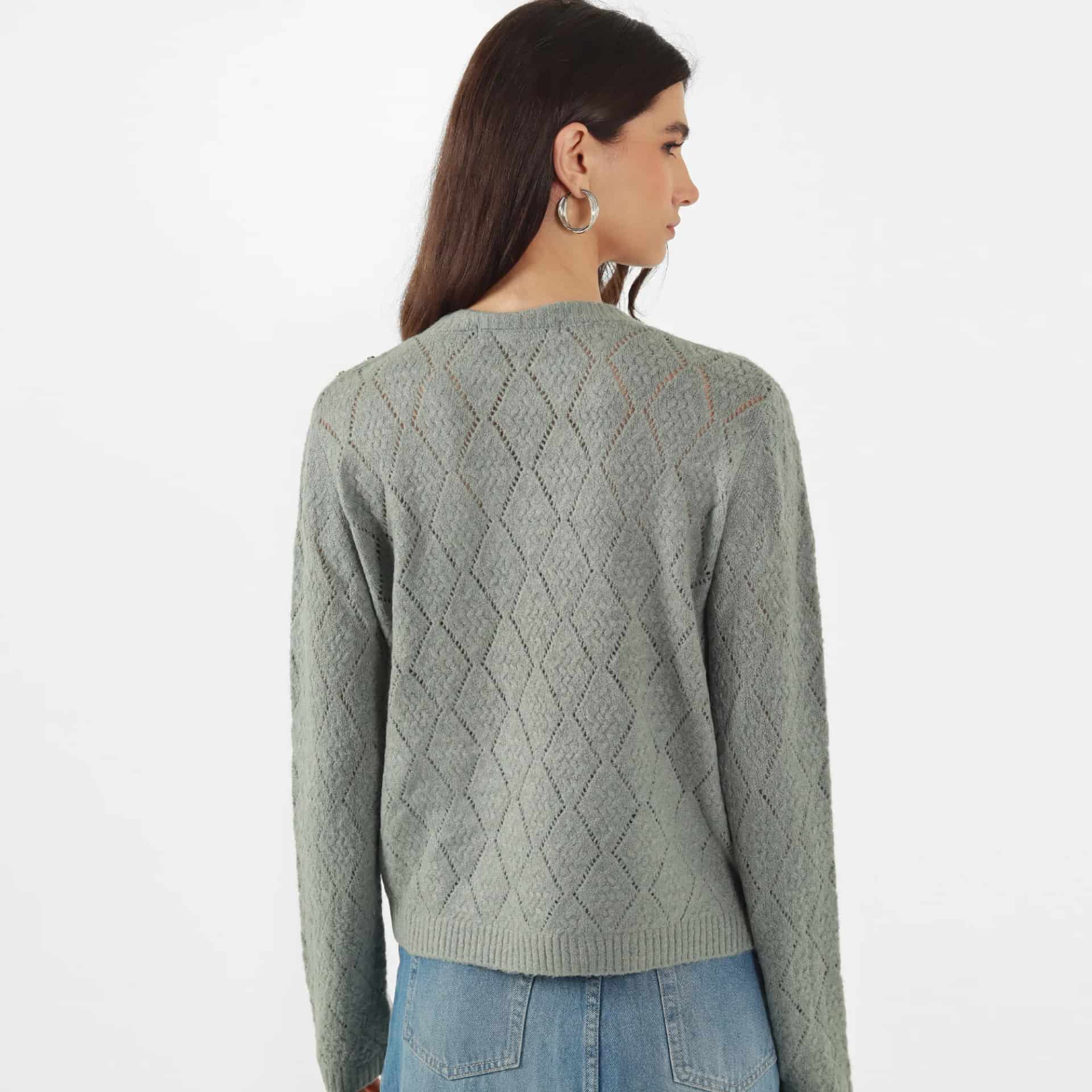 Sweater Cuello Redondo Manga Larga - miniatura 5