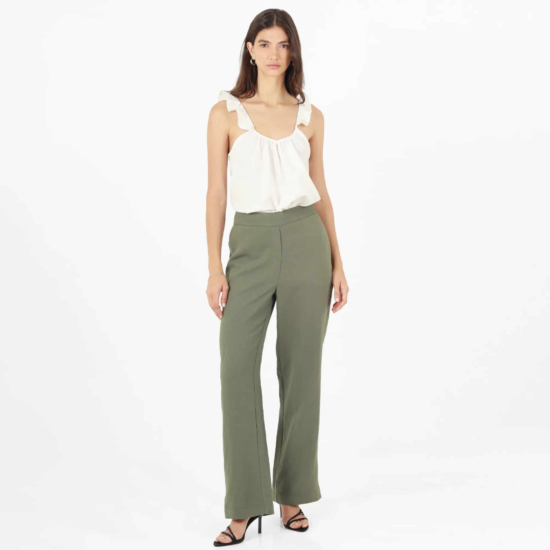 Pantalon Tiro Alto Bota Recta - miniatura 1