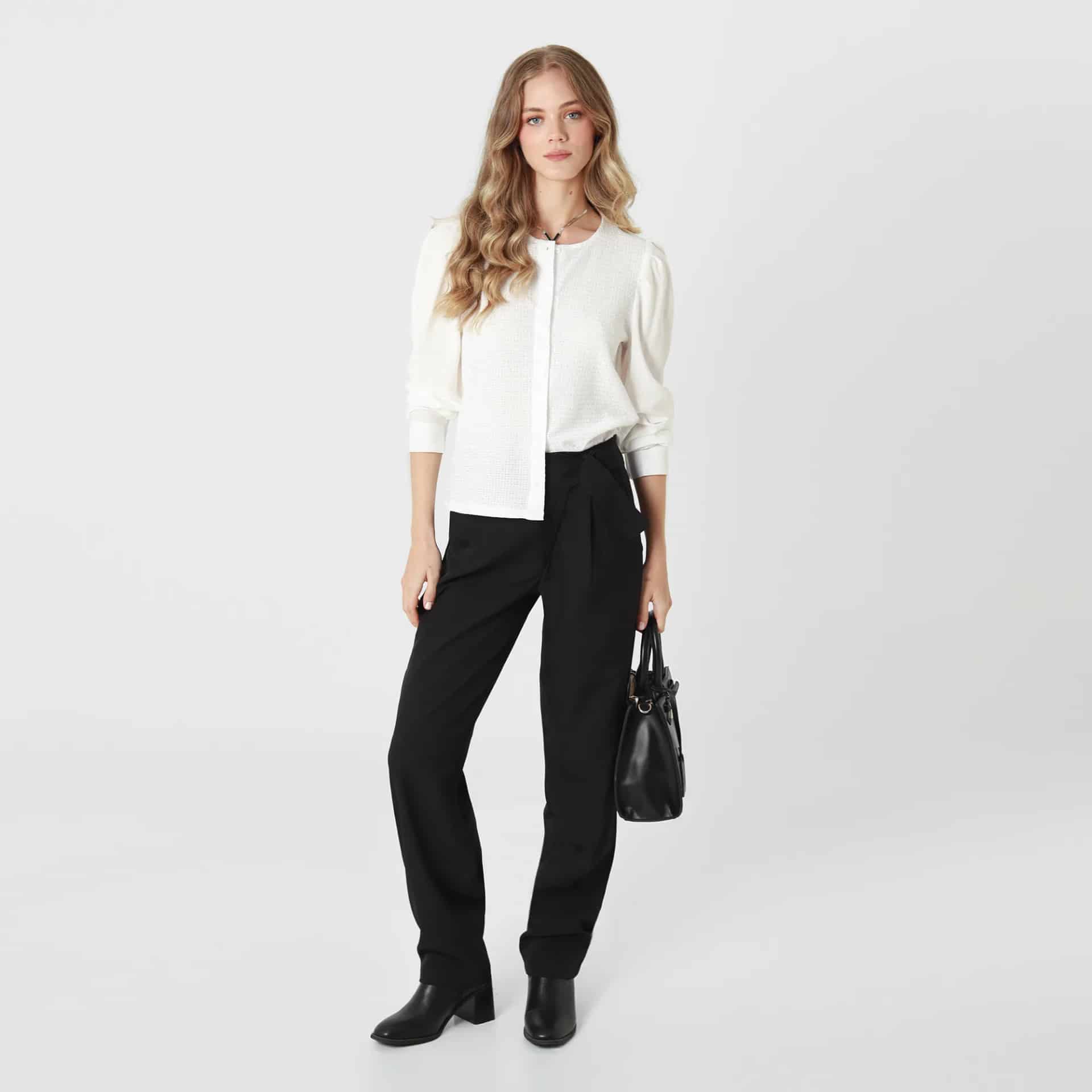 Blusa Cuello Redondo Manga Larga - miniatura 6