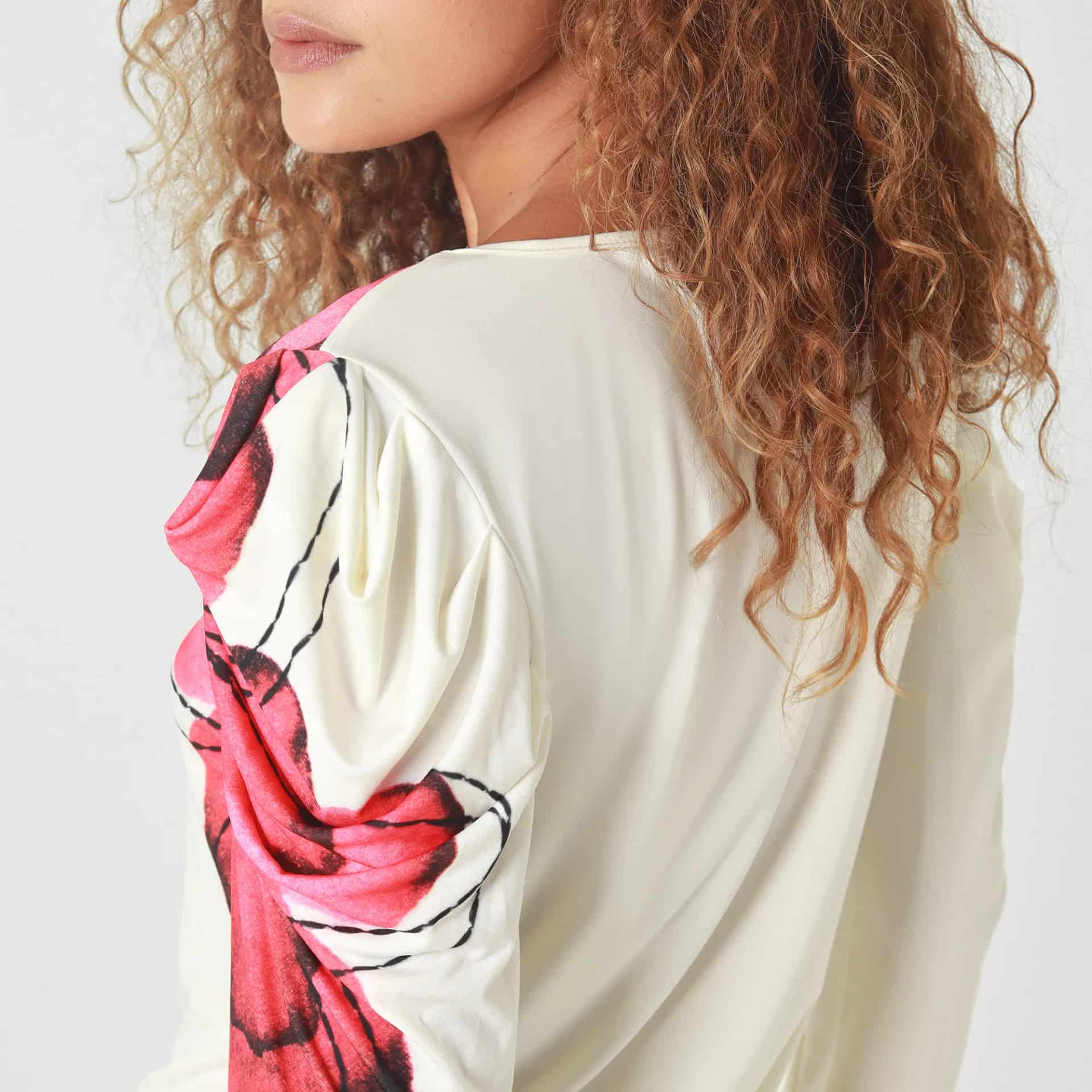 Camiseta Cuello V Manga Larga - miniatura 2