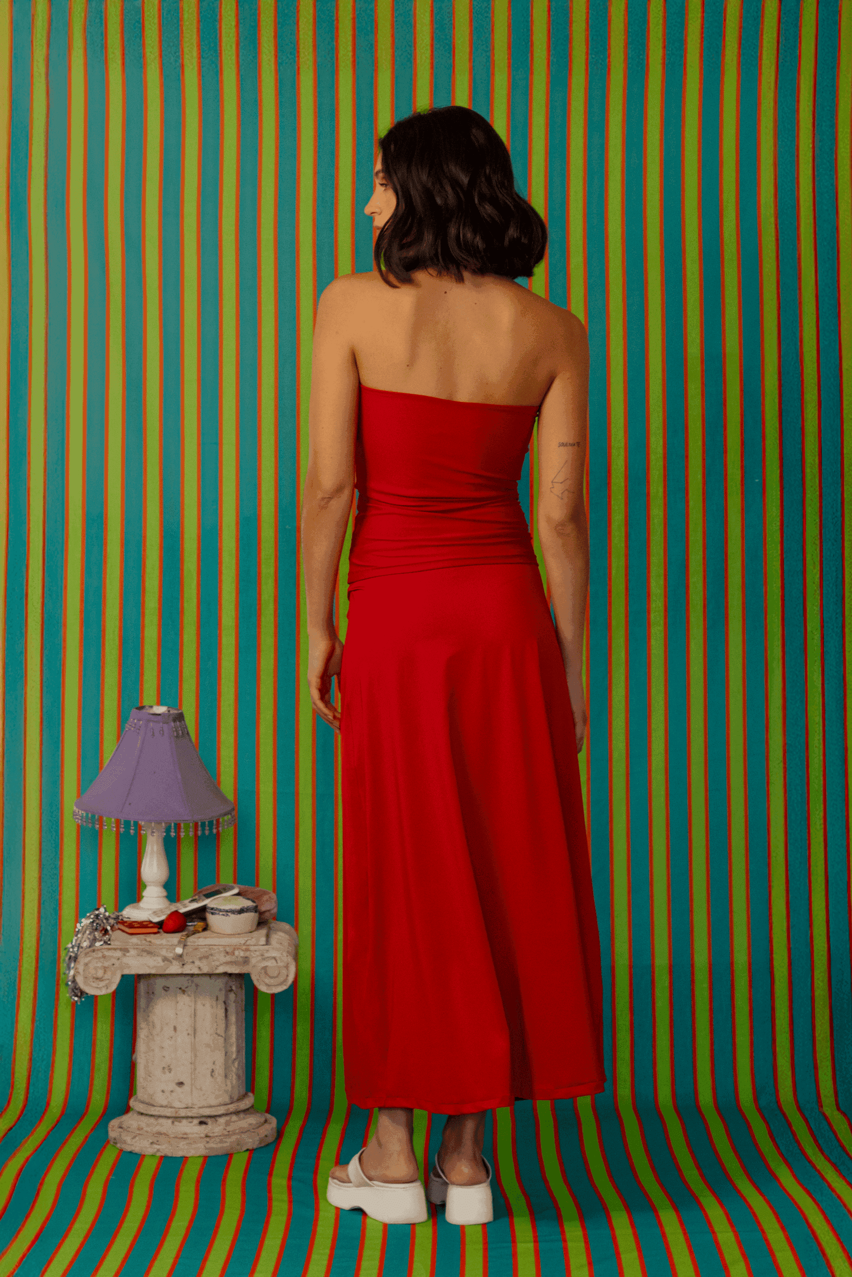 Red Tube Top - miniatura 2
