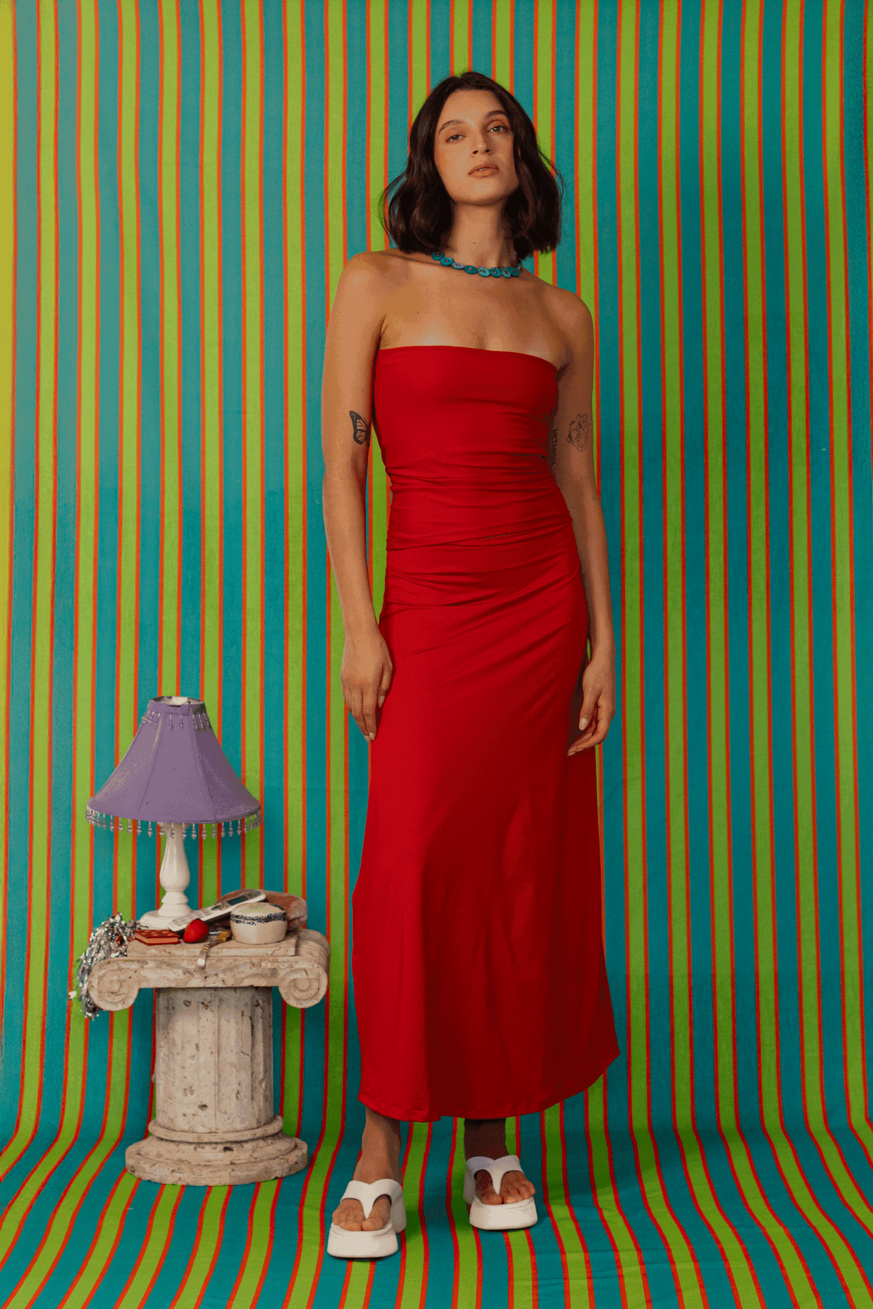 Red Tube Top - miniatura 1