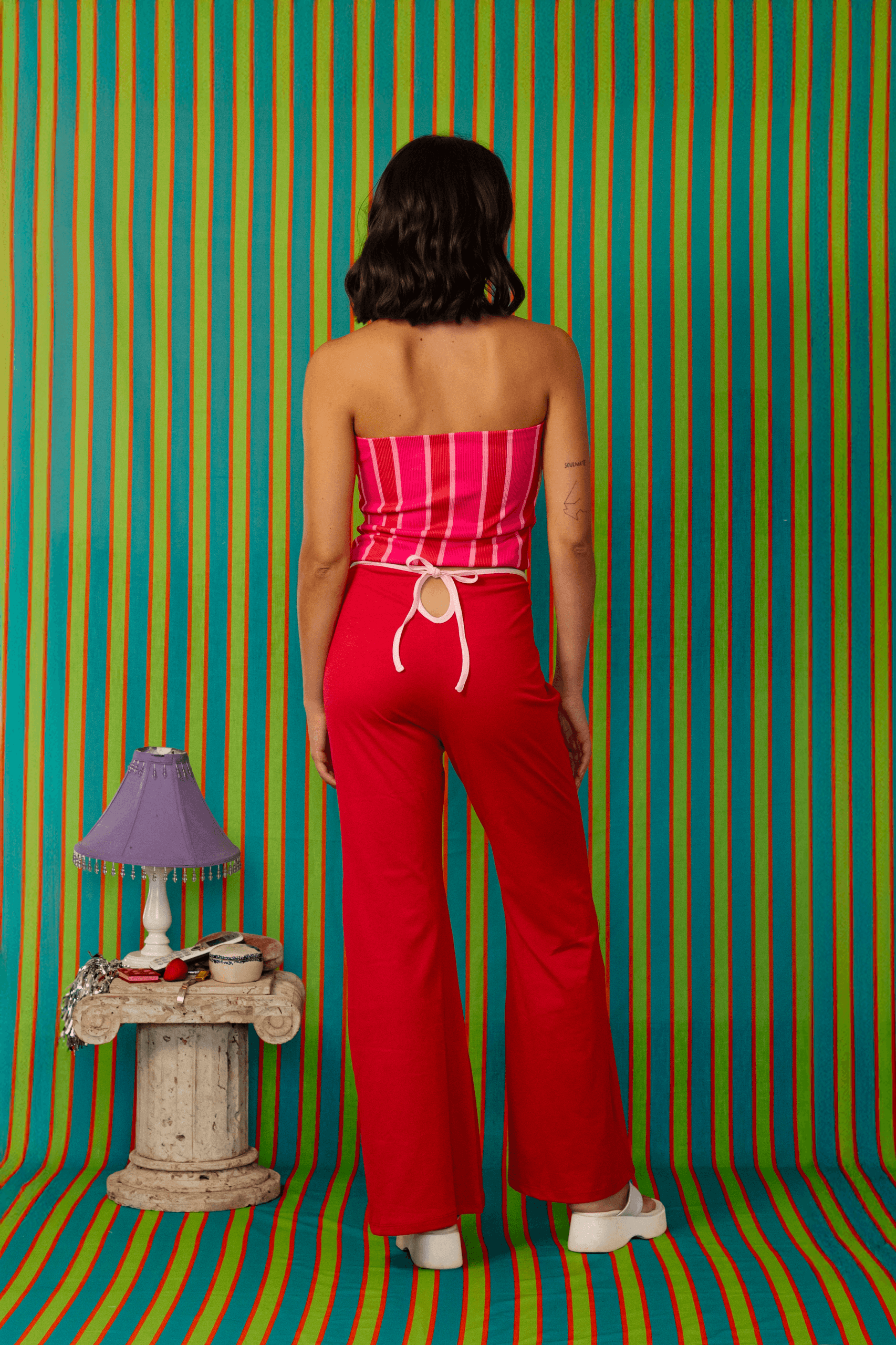 Rojas Pants In Red - miniatura 4