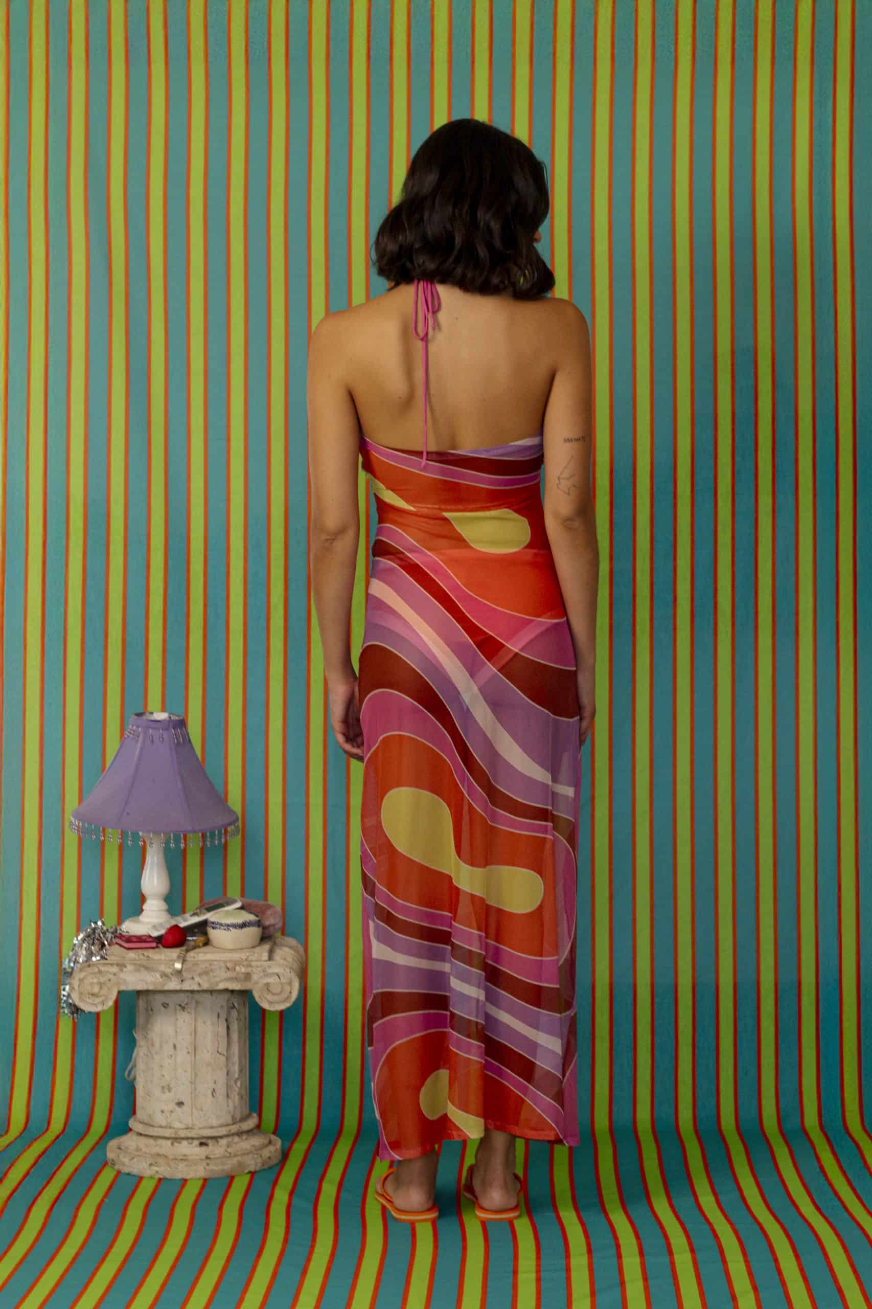 Aura Mesh Dress - miniatura 4