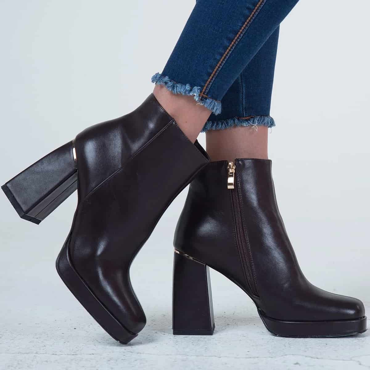 Botin Formal Tacon Cuadrado Florida - miniatura 5