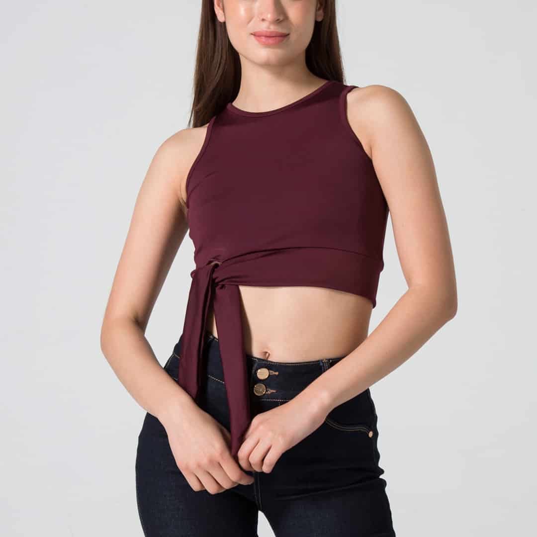 Blusa Crop Manga Sisa Slim Dalia - miniatura 20
