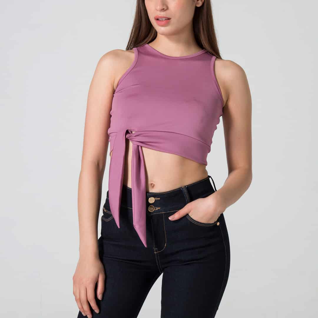Blusa Crop Manga Sisa Slim Dalia - miniatura 15