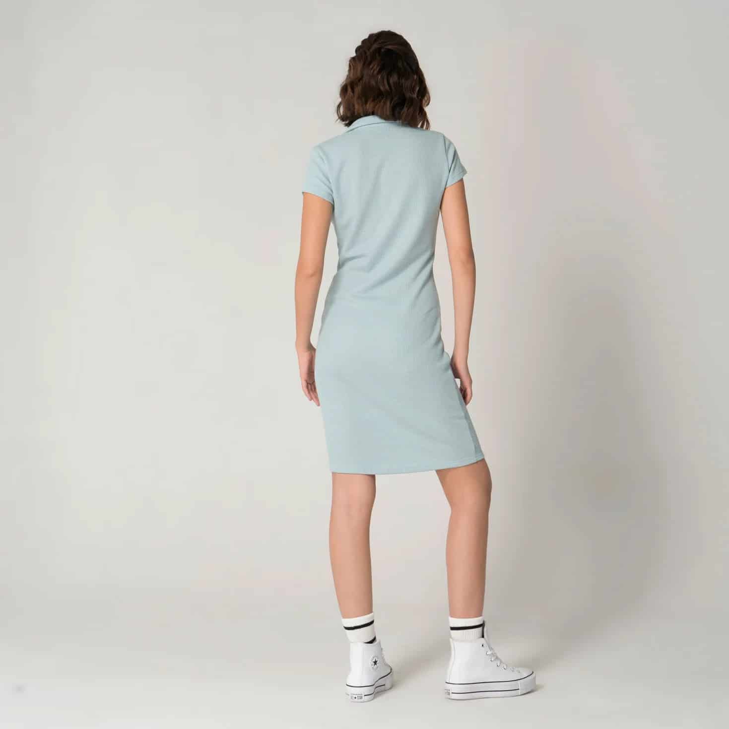 Vestido Slim Cuello Camisero Sport England - miniatura 9