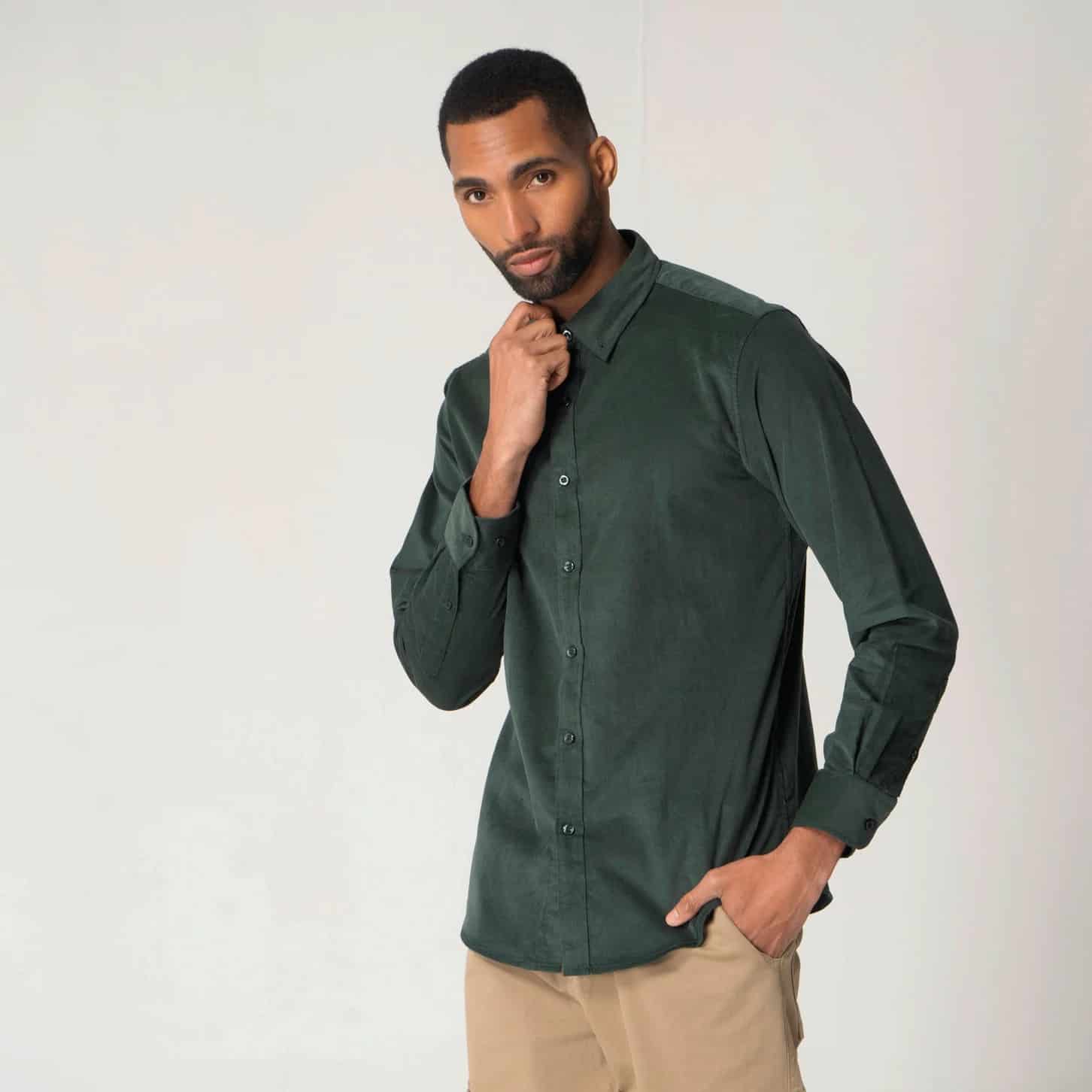 Camisa Slim Unicolor Manga Larga Ford - miniatura 13