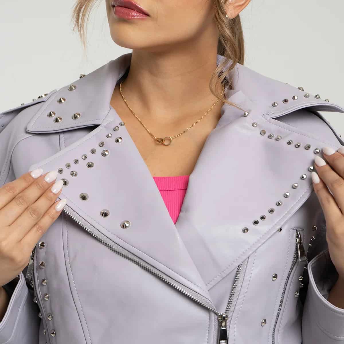 Chaqueta Sintetica Biker Oversize Oasis - miniatura 18