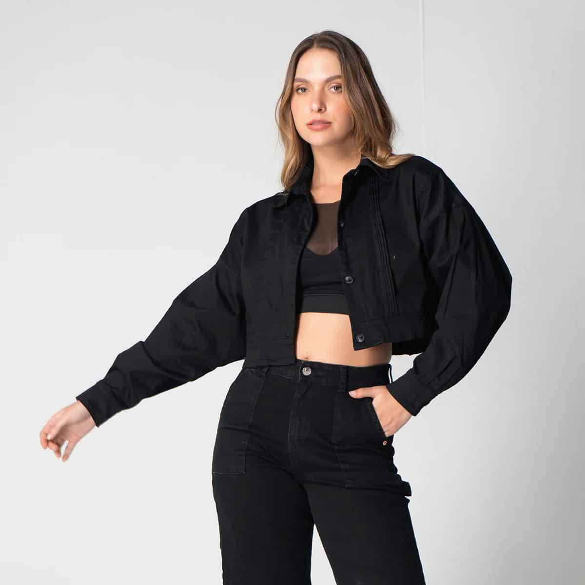 Chaqueta Corta Dril Oversize Magesty - miniatura 10