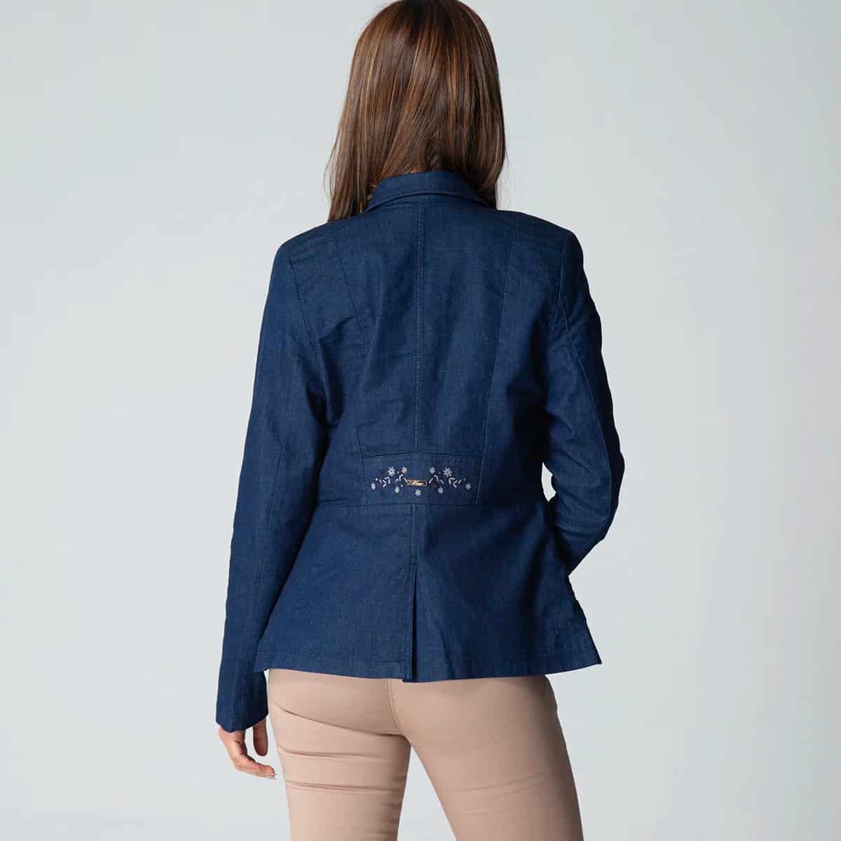 Blazer Casual Denim Slim Blz - miniatura 6
