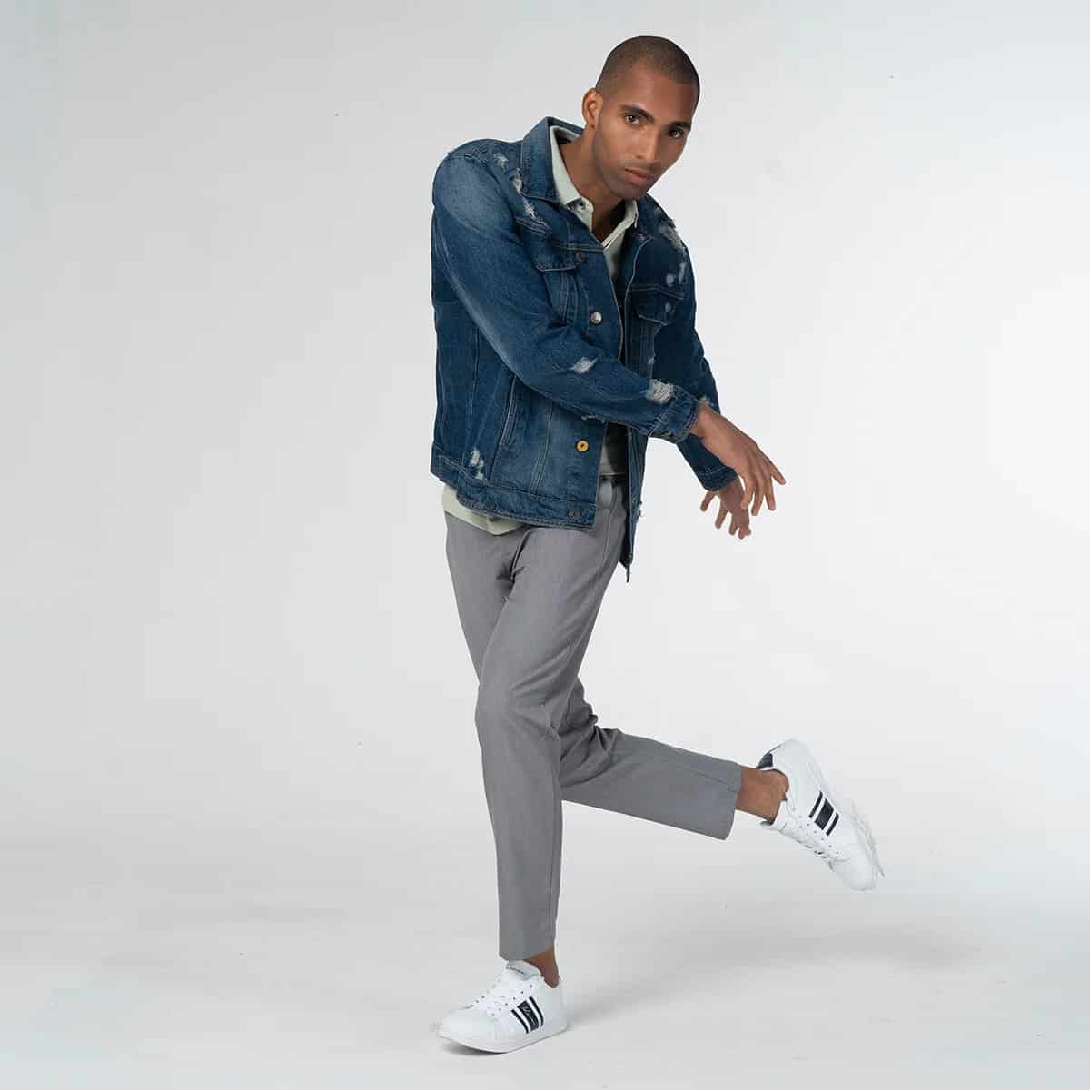 Chaqueta Denim Clasica Regular Trees - miniatura 7