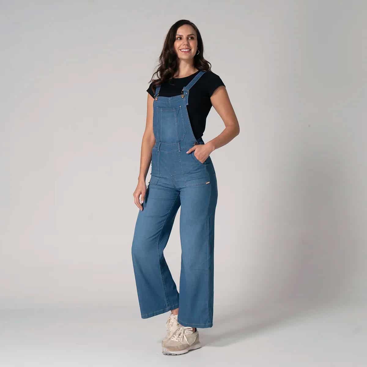 Overol Denim Wide Leg Alakran - miniatura 1
