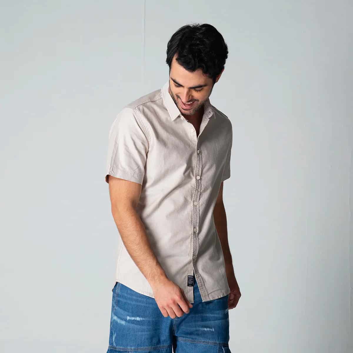 Camisa Slim Manga Corta Royal - miniatura 15