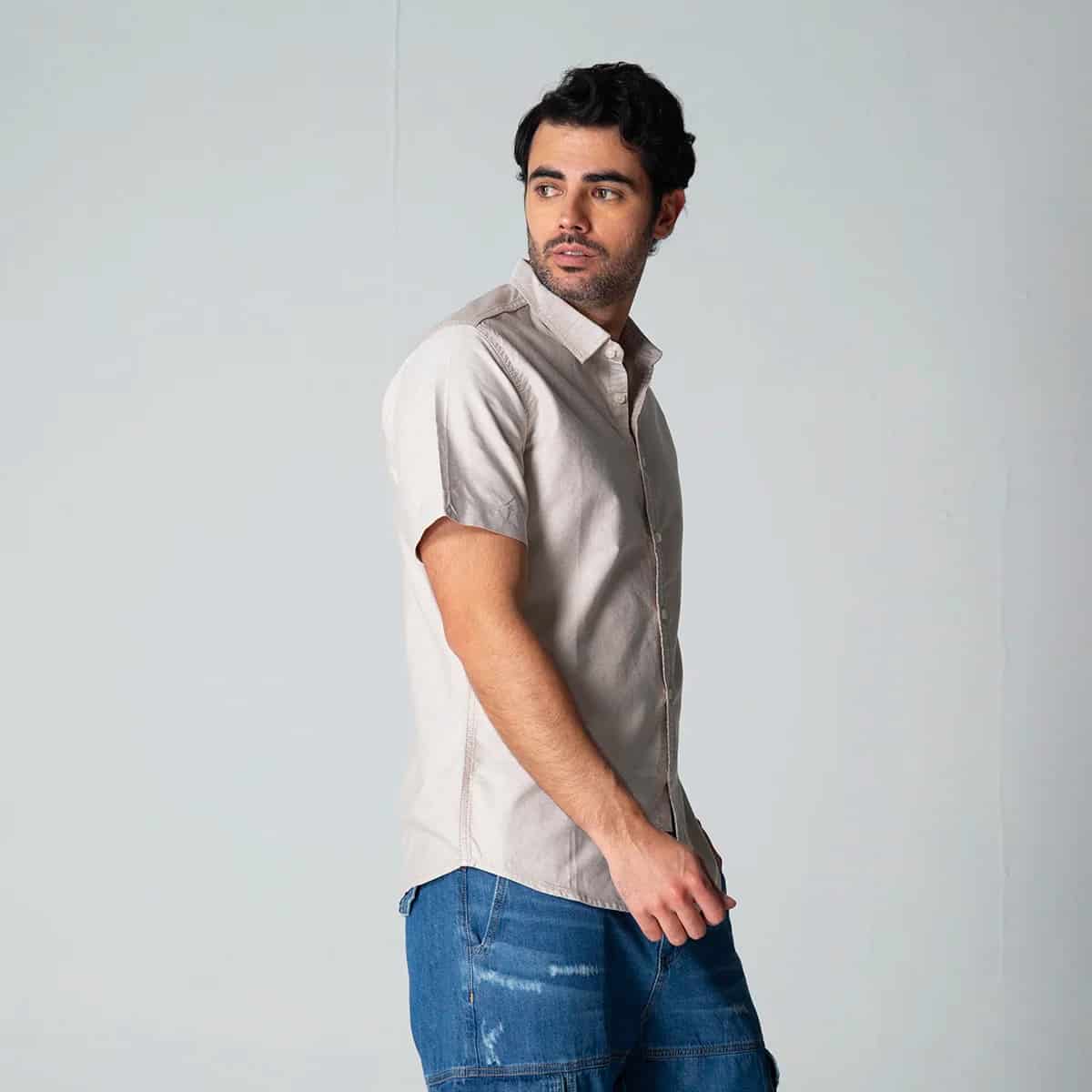 Camisa Slim Manga Corta Royal - miniatura 16
