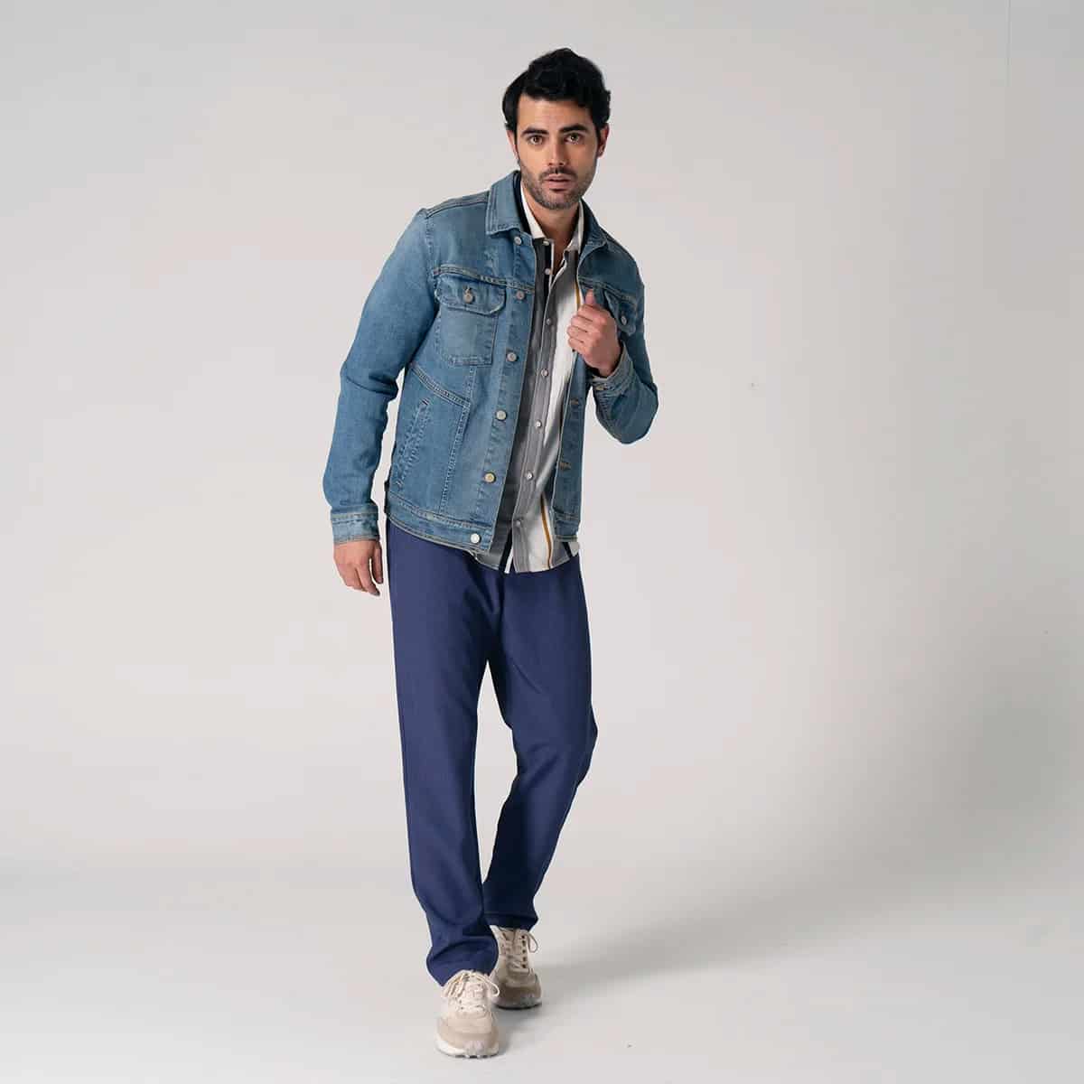 Chaqueta Denim Slim Clasica Italo - miniatura 5