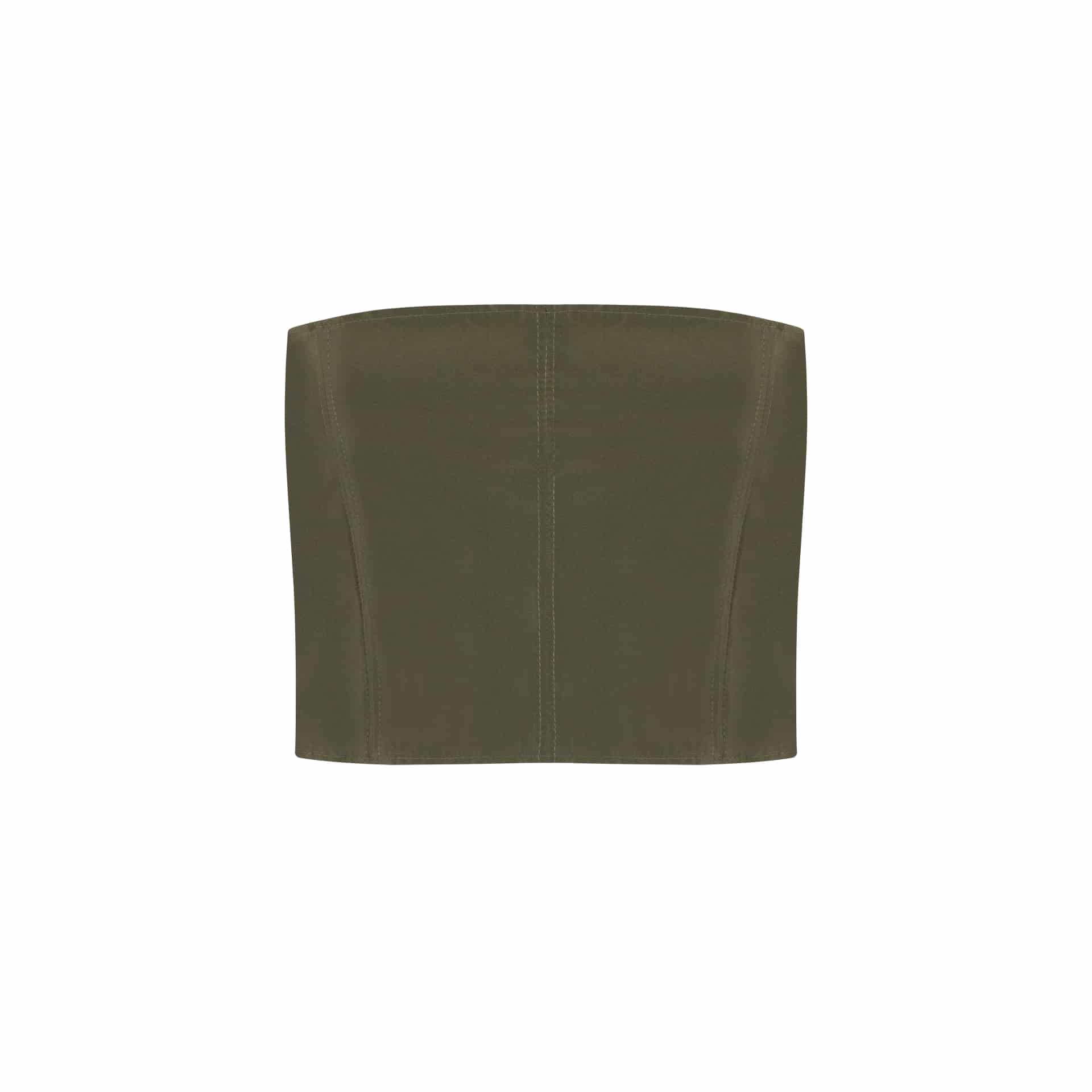 TAFFETA CORSET TOP - miniatura 3