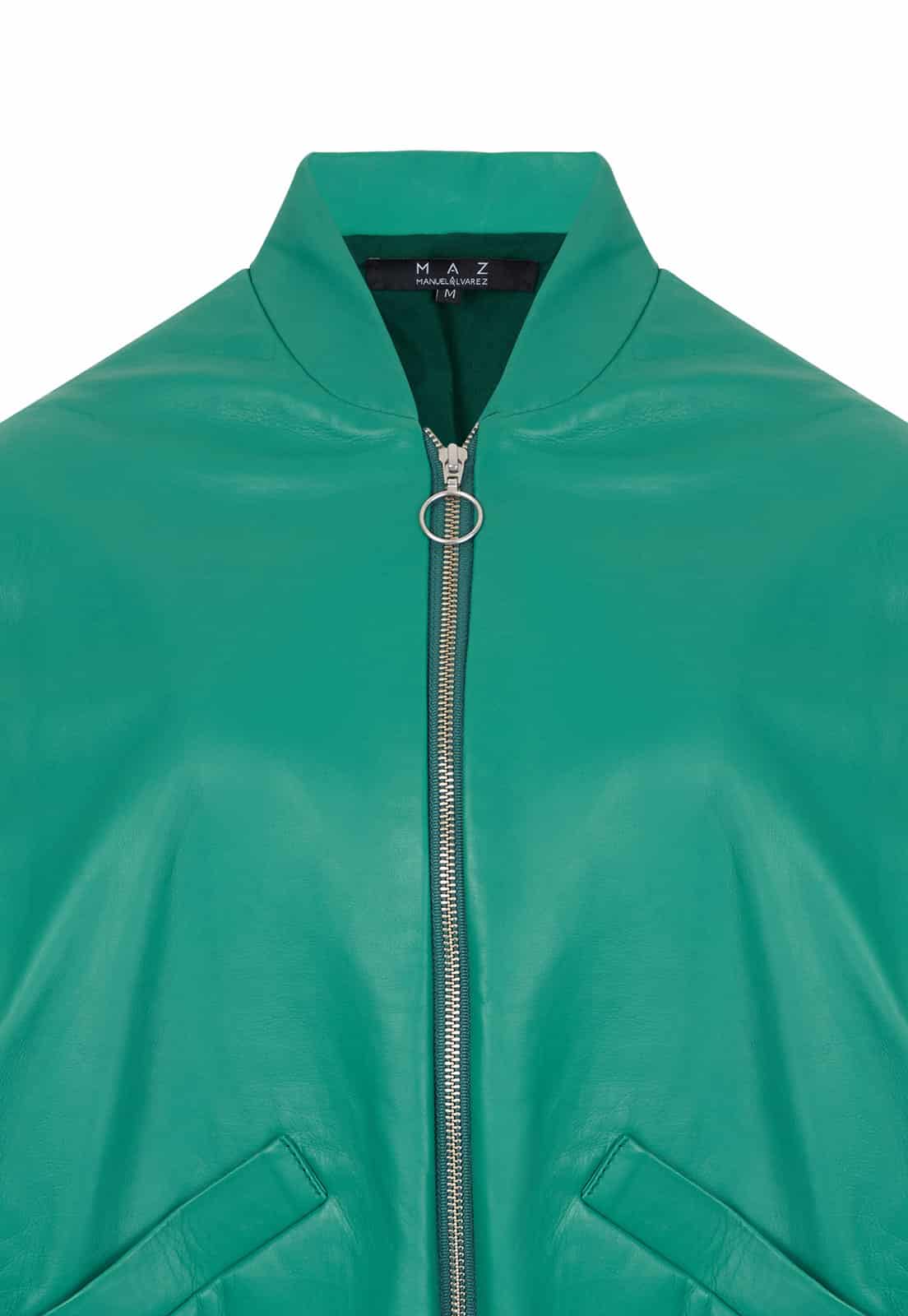 BOMBER LEATHER JACKET - miniatura 12