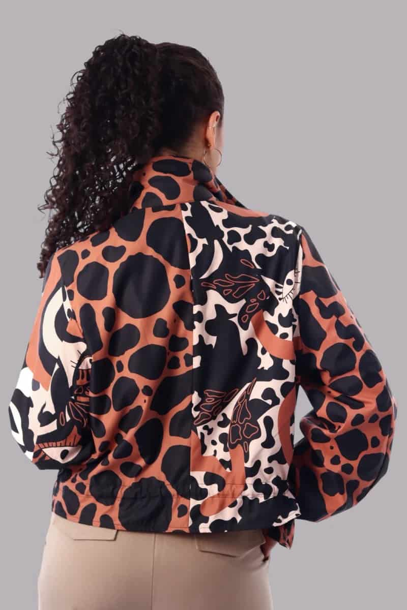 Chaqueta corta estampada Ojo Salvaje - miniatura 2