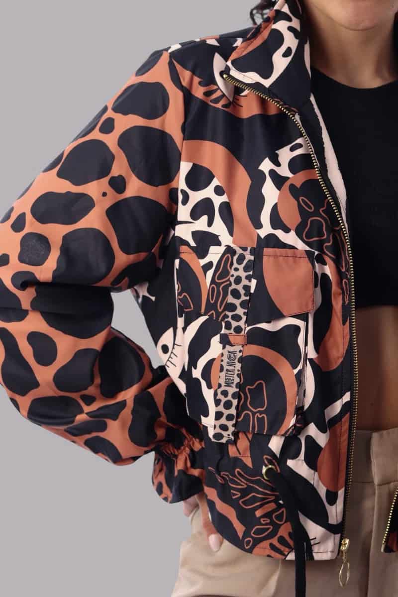 Chaqueta corta estampada Ojo Salvaje - miniatura 5