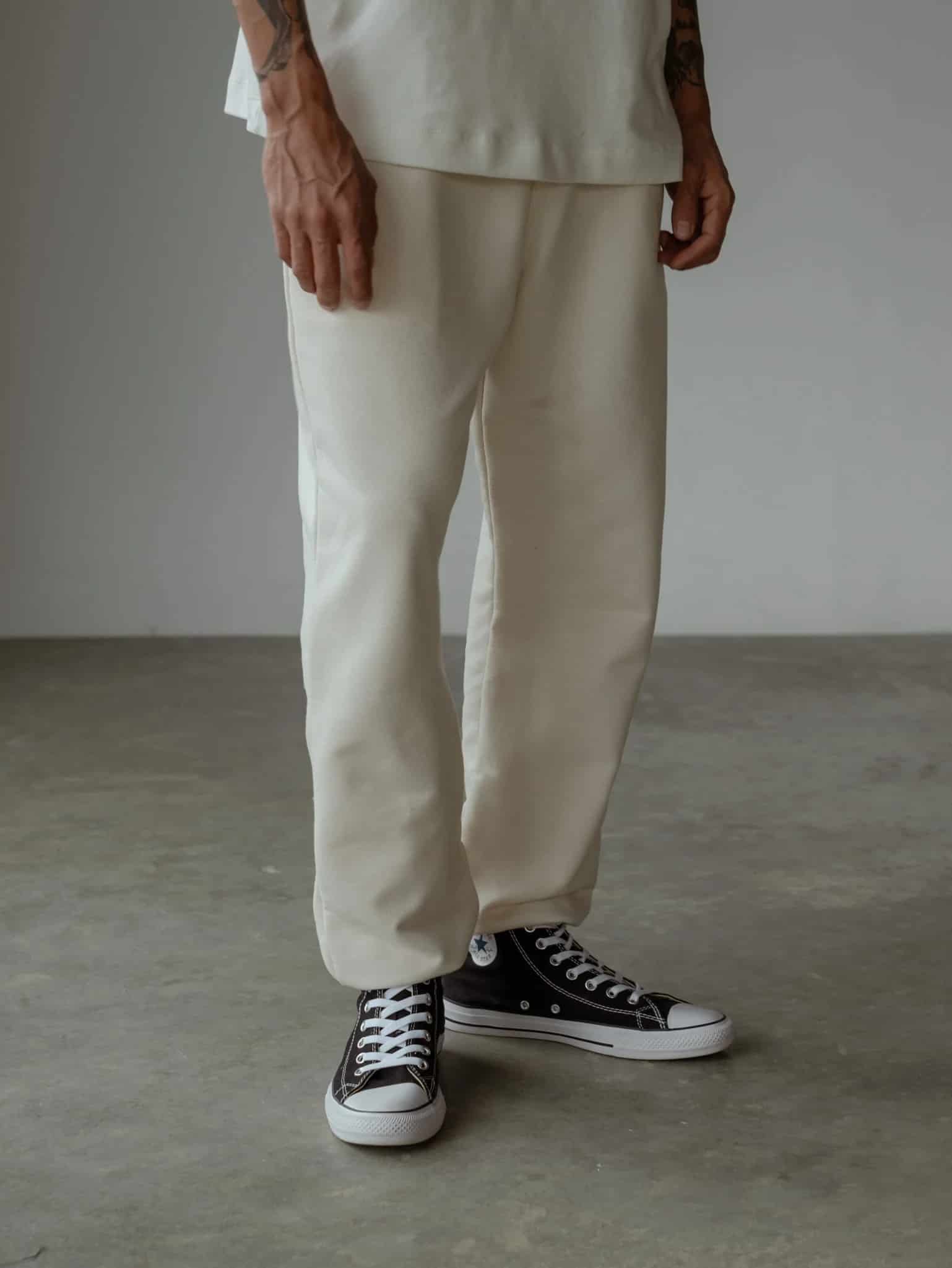 MEN MINIMAL JOGGER - CREAMY - miniatura 10