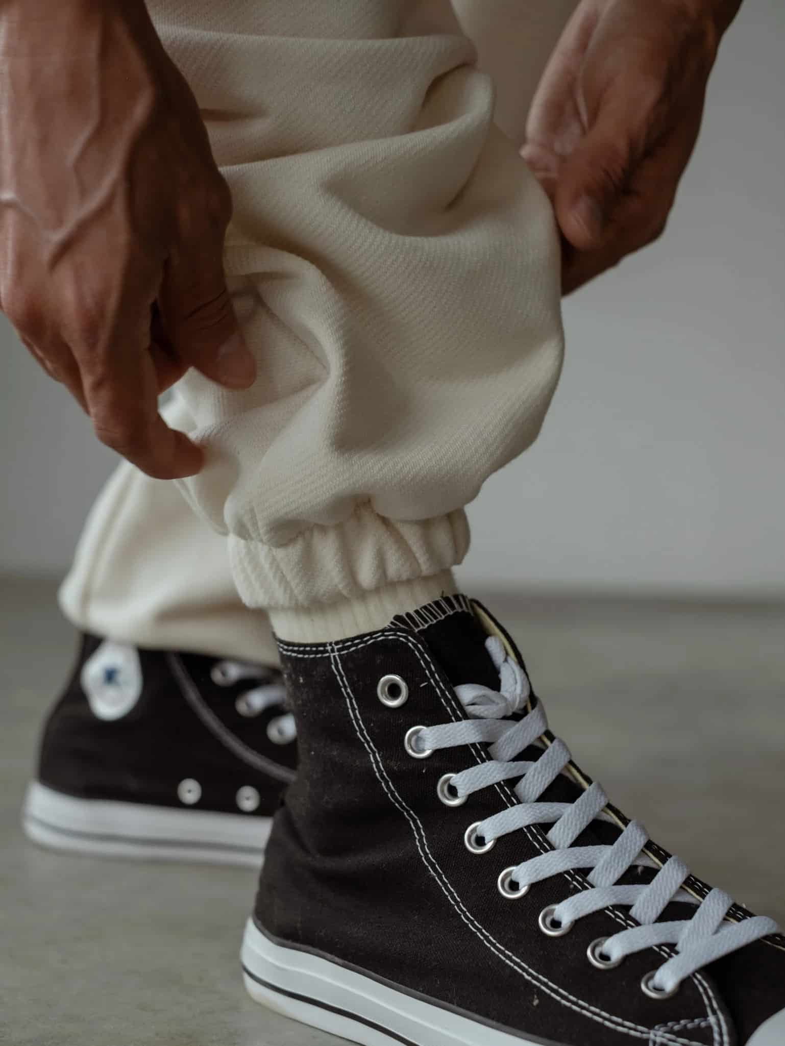 MEN MINIMAL JOGGER - CREAMY - miniatura 12