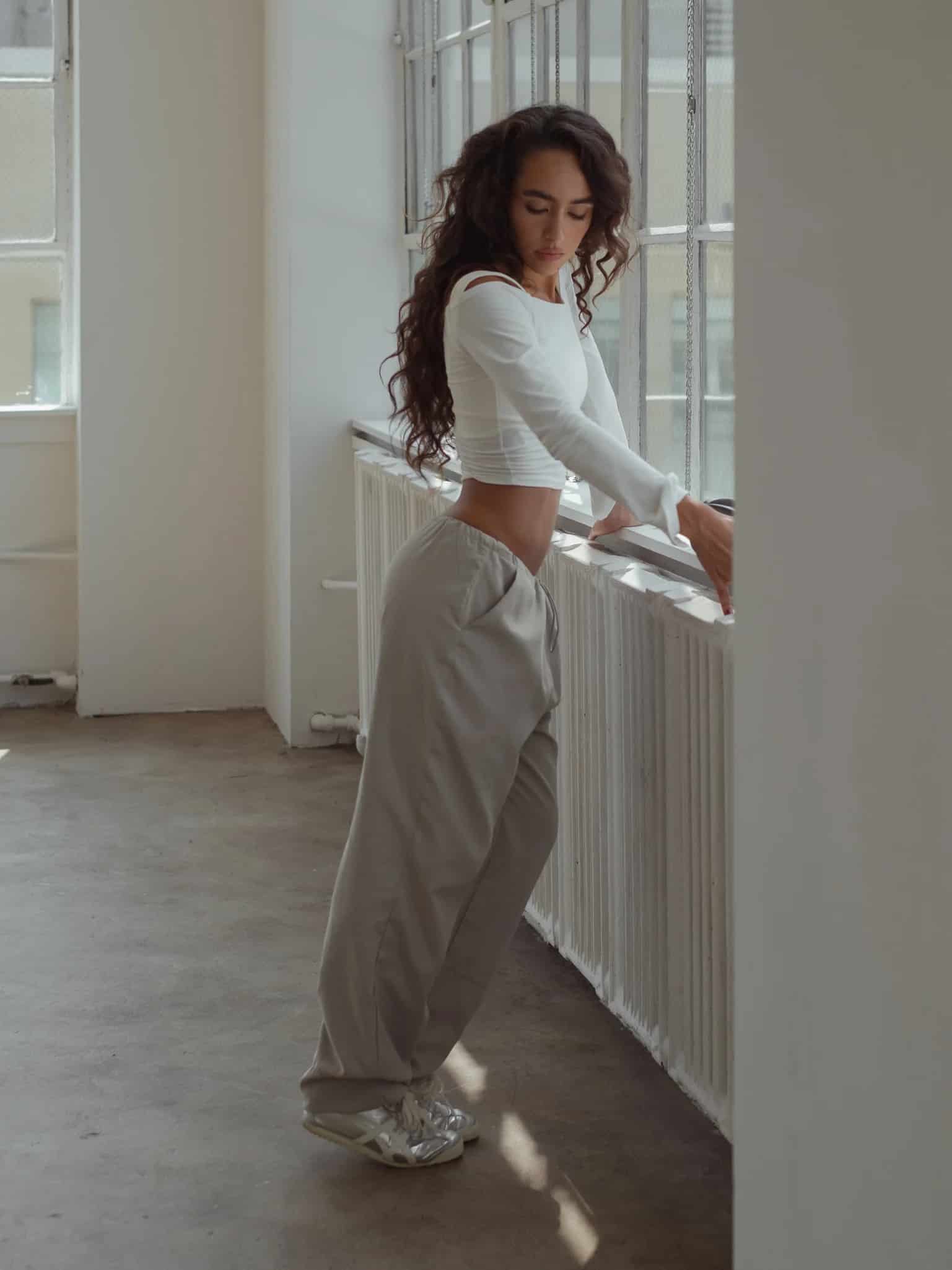 FLOW PANTS - LIGHT GRAY - miniatura 13