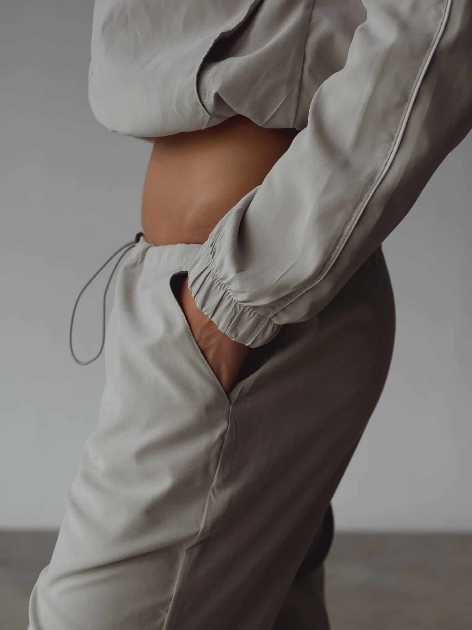 FLOW PANTS - LIGHT GRAY - miniatura 8