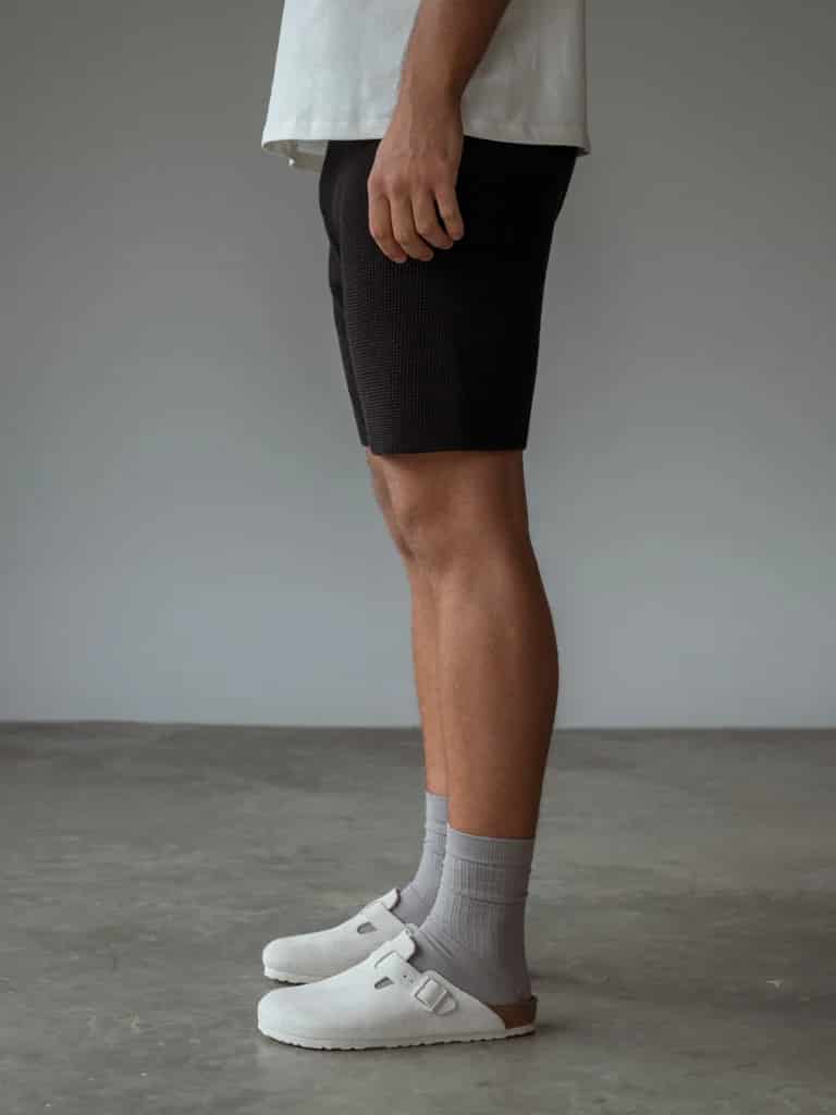 MEN KNIT SHORT - BLACK - miniatura 6