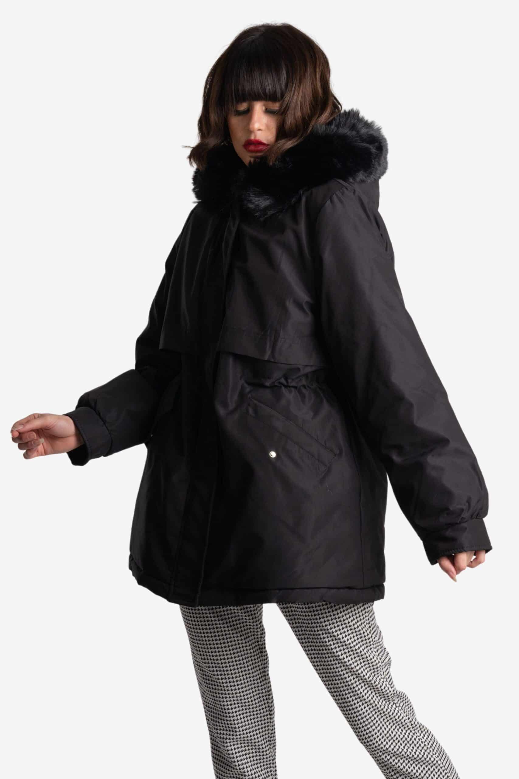Chaqueta Parka Negra - miniatura 6