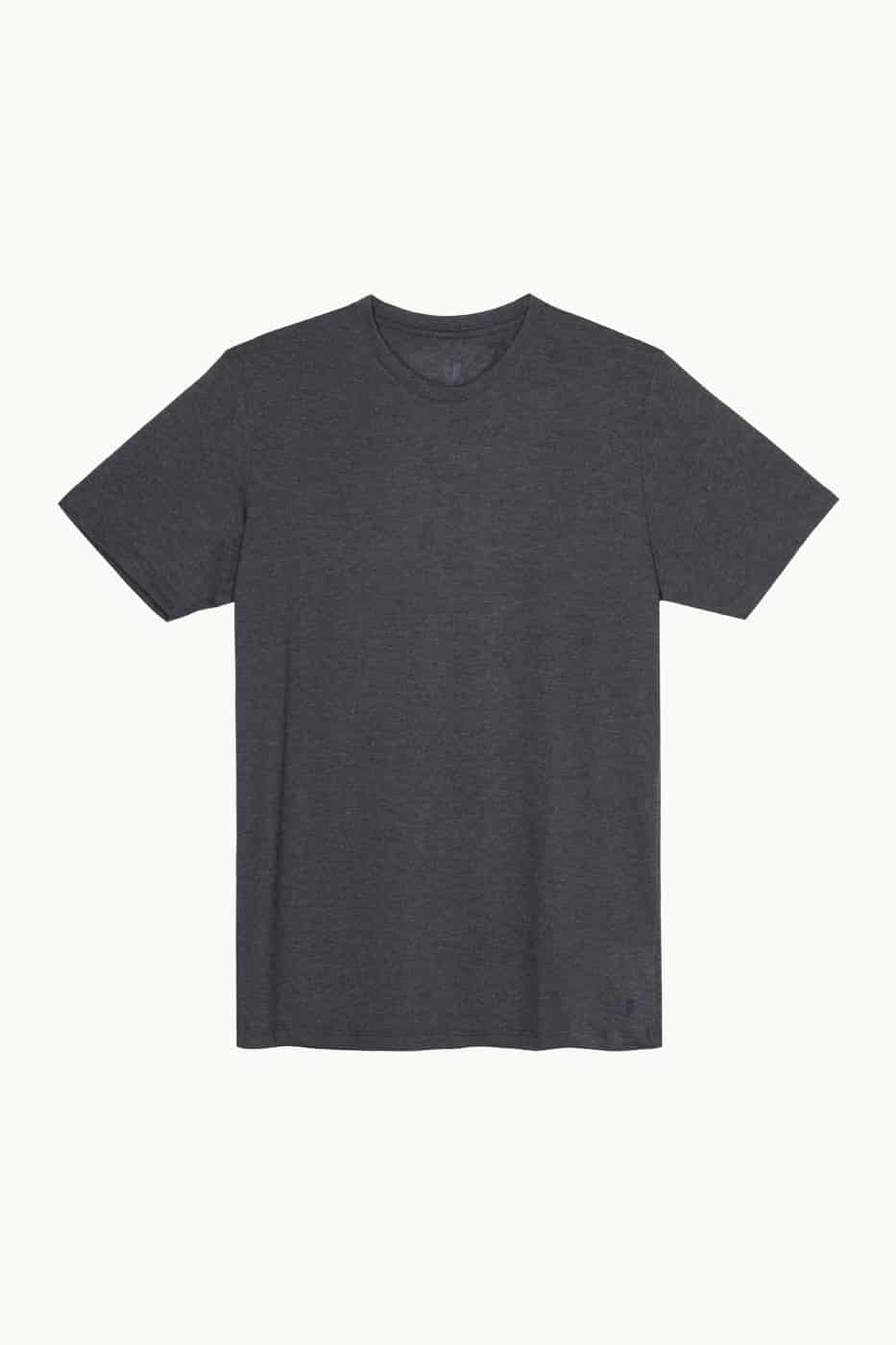 T-shirt Slim Fit 100% Gris Plomo Jaspeado - miniatura 5