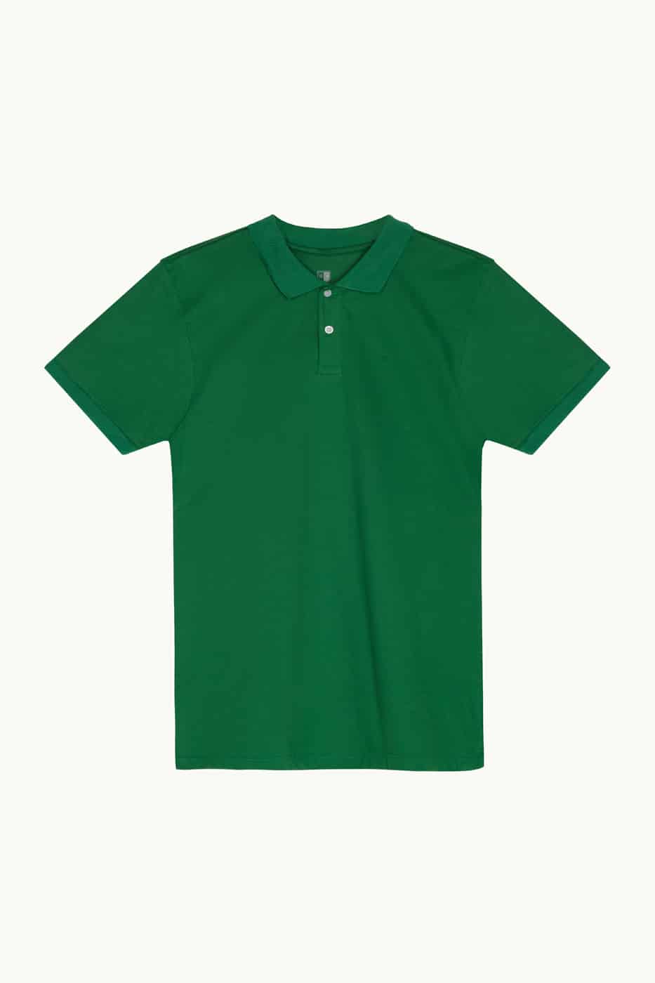 Camiseta Polo 100% Algodón Piqué Verde Oscuro - miniatura 8