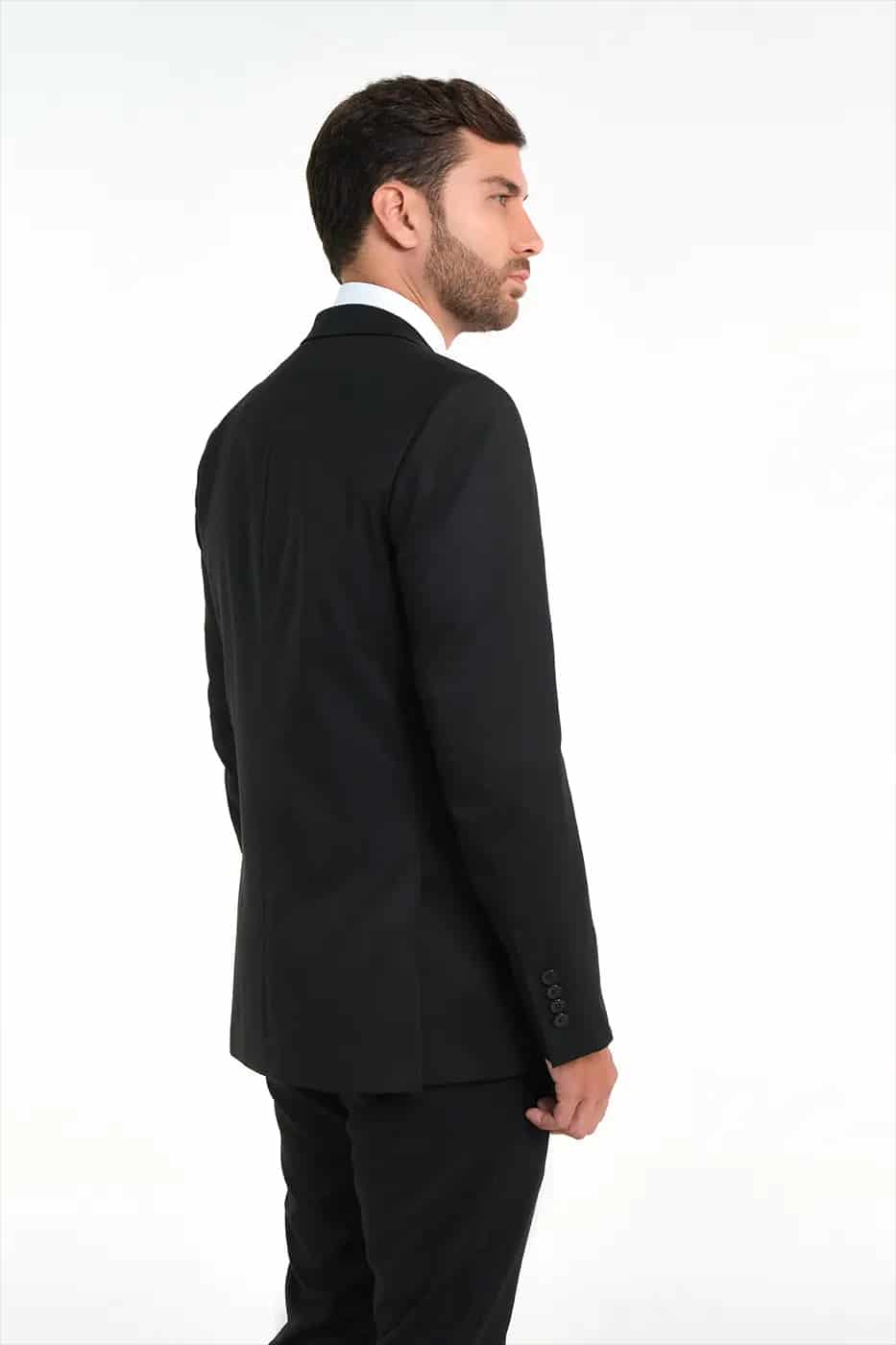 Traje Slim Fit Paño Negro - miniatura 12