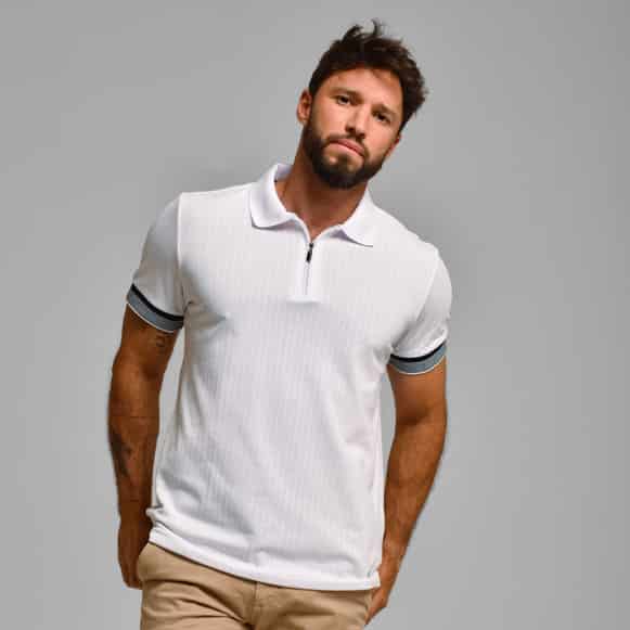 SUETER TIPO POLO MODA HOMBRE - miniatura 19
