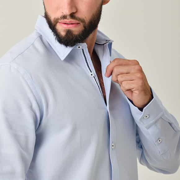 CAMISA ML 100% ALGODON HOMBRE - miniatura 43