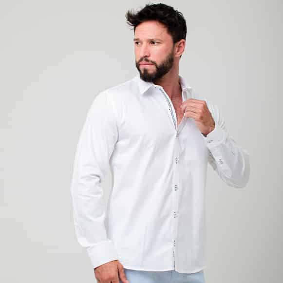 CAMISA ML 100% ALGODON HOMBRE - miniatura 134